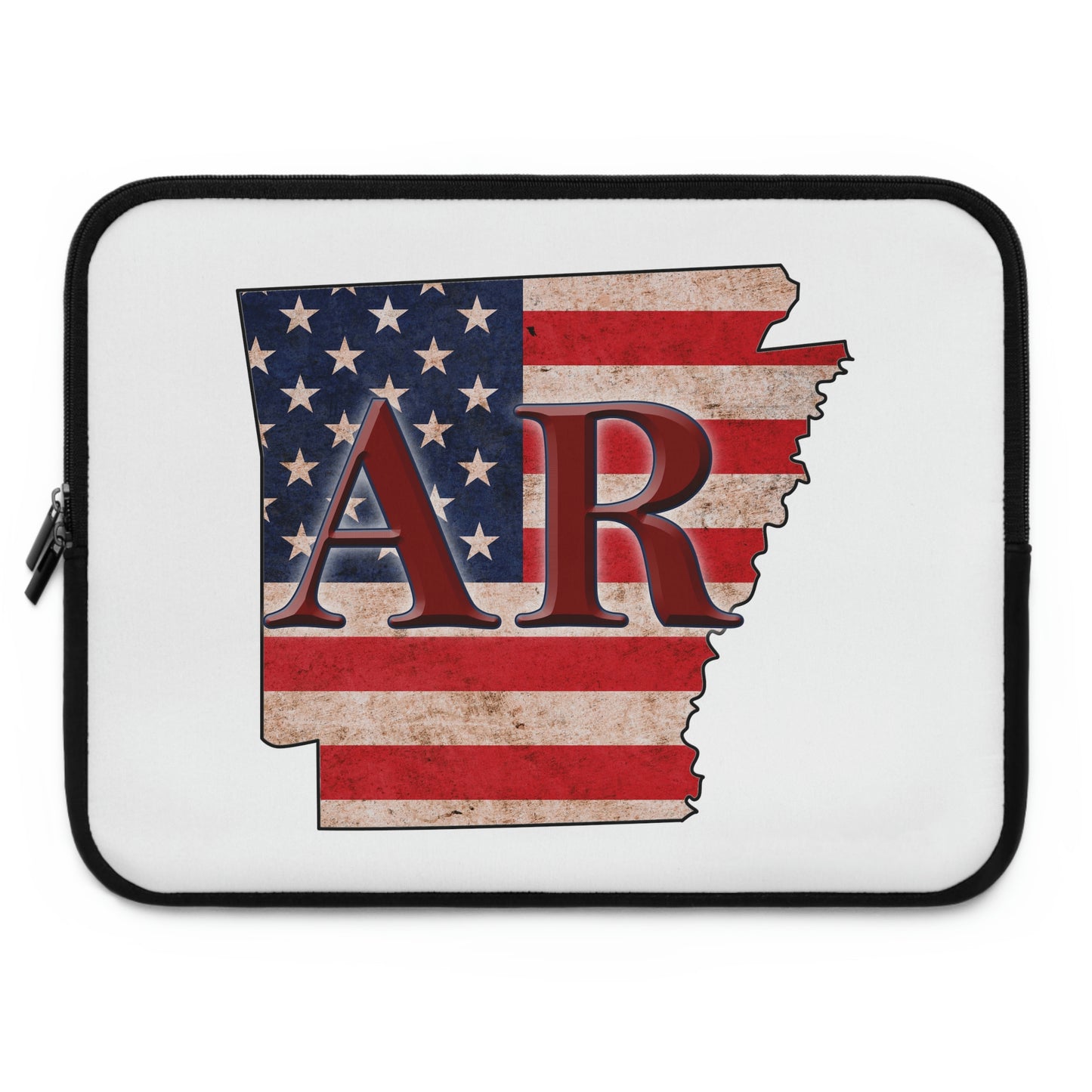 Arkansas US Flag AR Laptop Sleeve