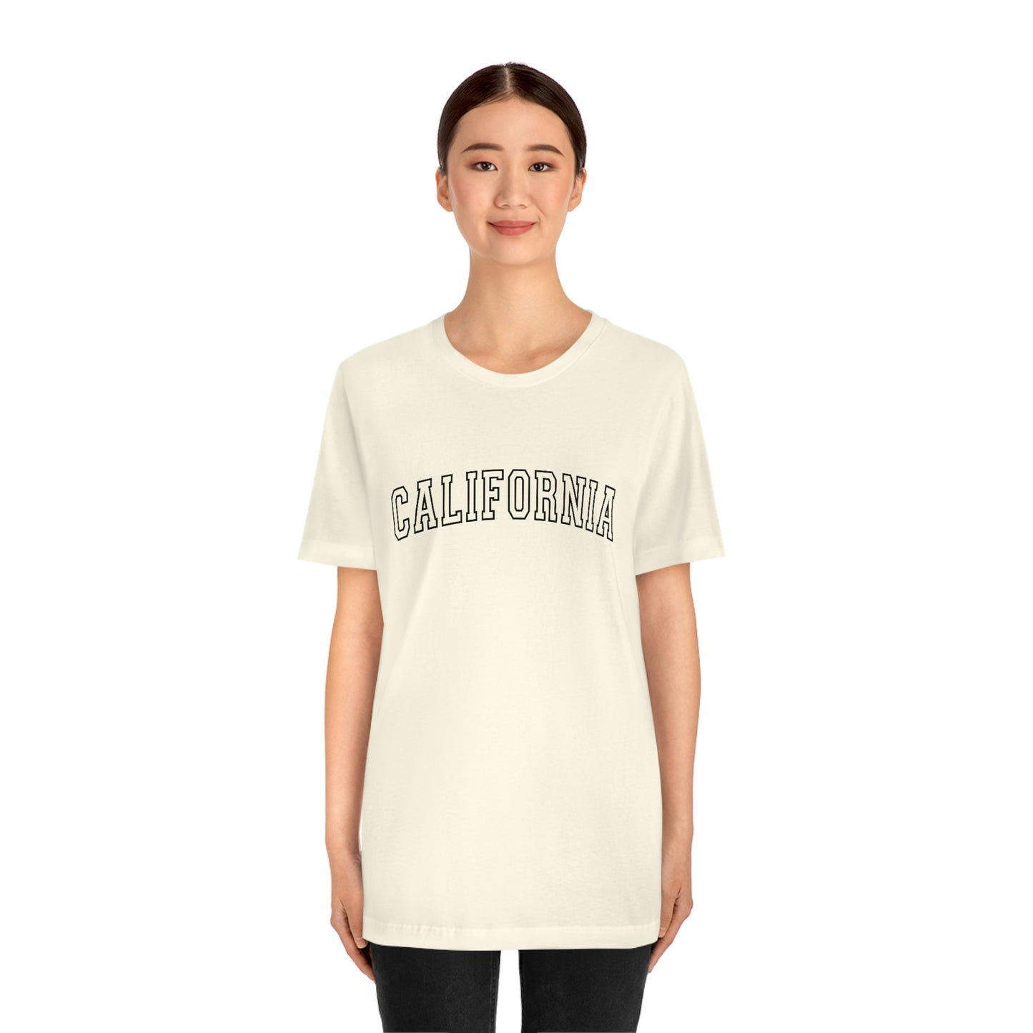 California Arch Varsity Letters Unisex Jersey Short Sleeve Tee Tshirt T-shirt