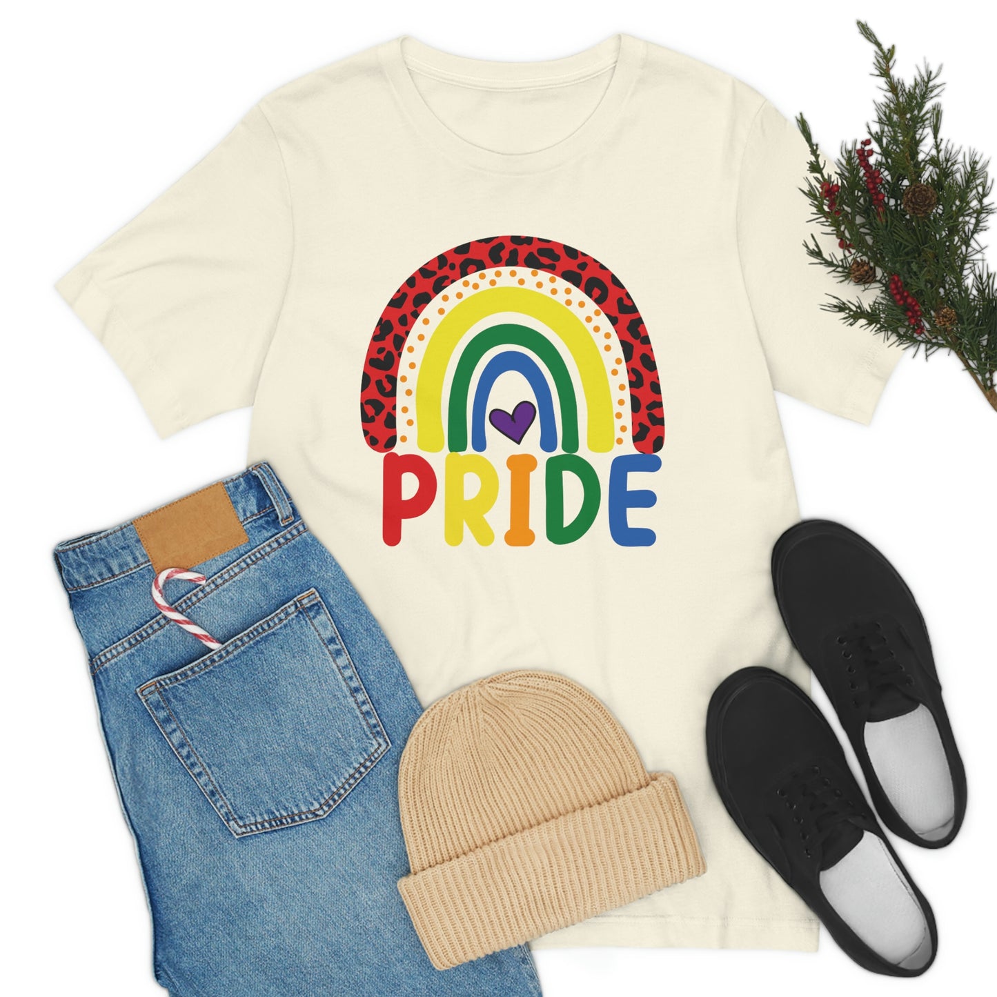 LGBTQIA Awareness Pride Print Unisex Jersey Short Sleeve Tee