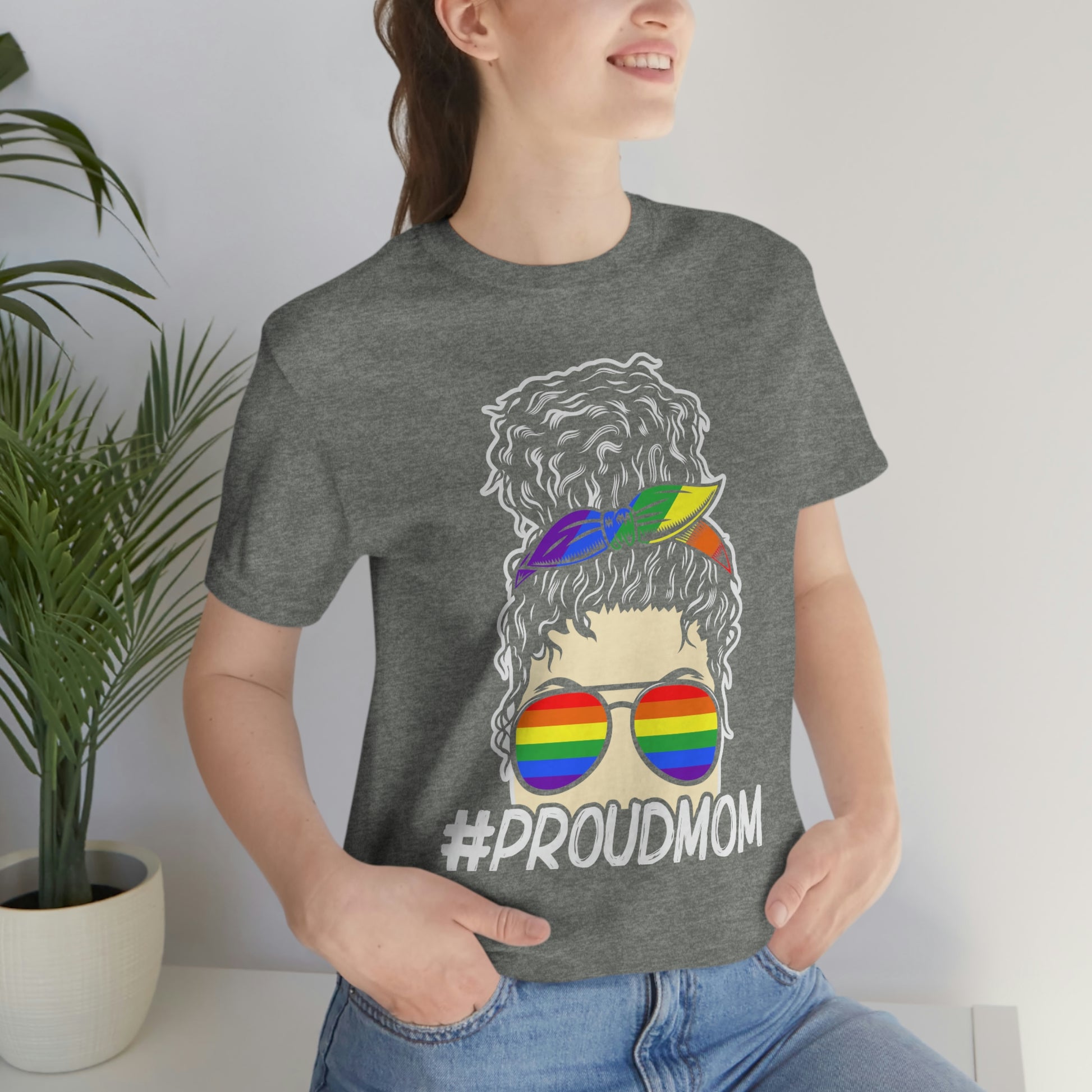 LGBTQIA Proud Mom tshirt tee t-shirt