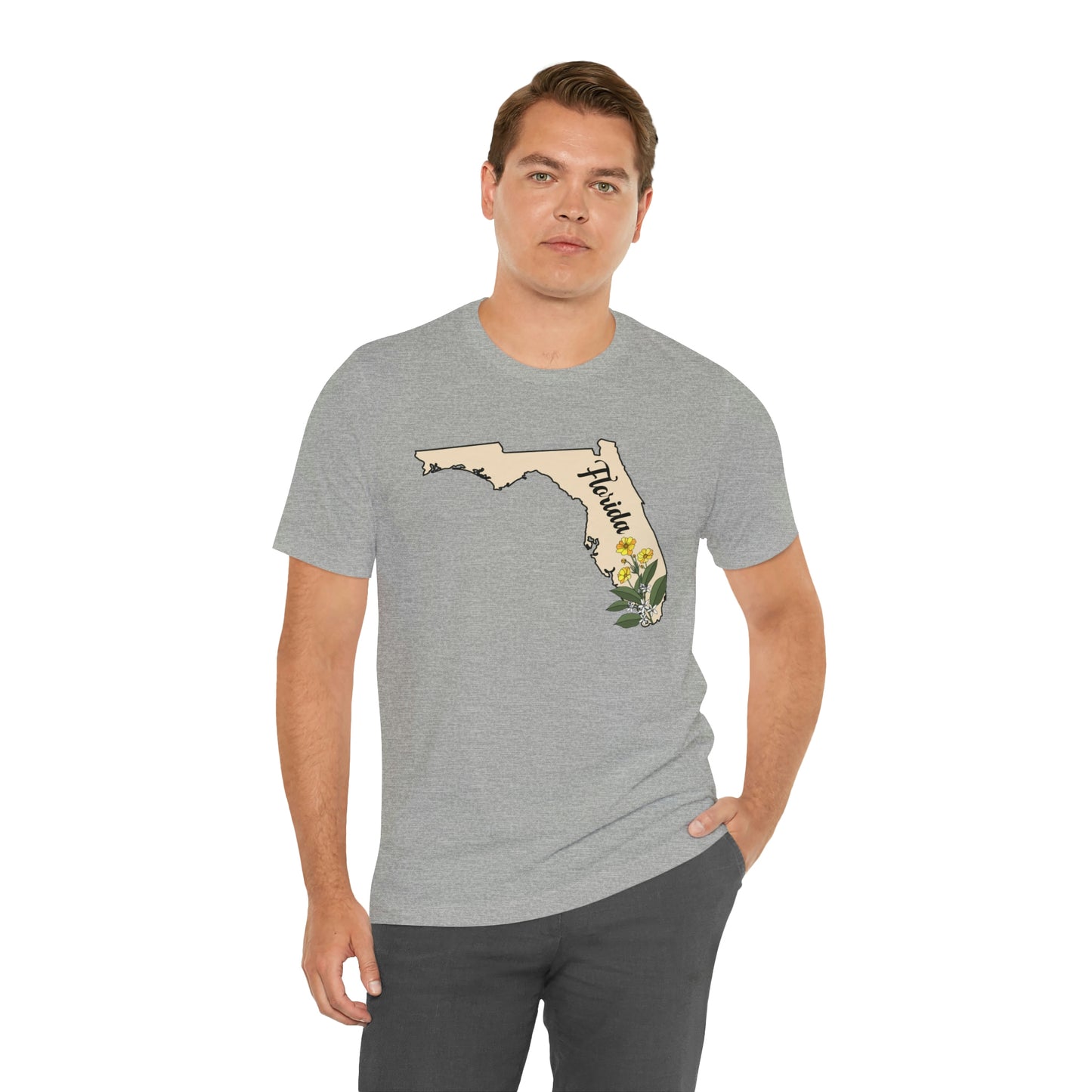 Florida State Flower Short Sleeve T-shirt