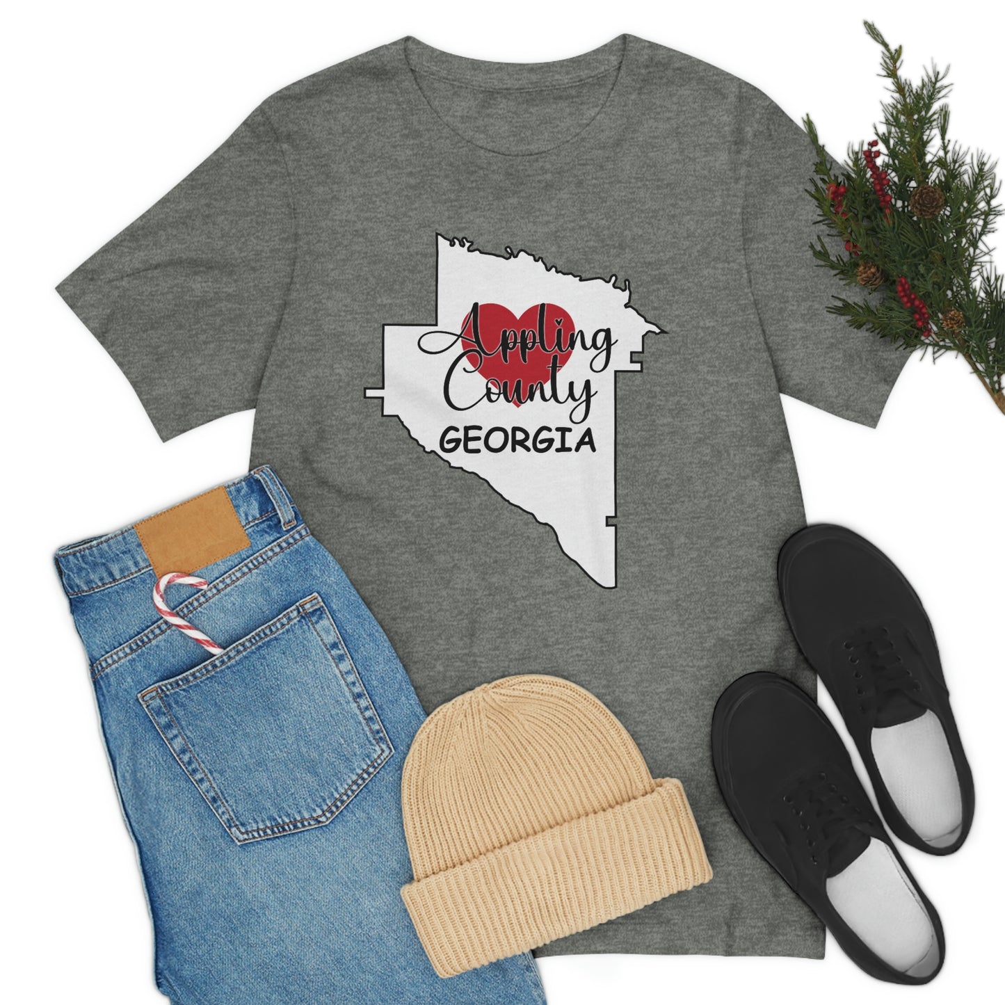 Appling County Georgia Unisex Jersey Short Sleeve Tee