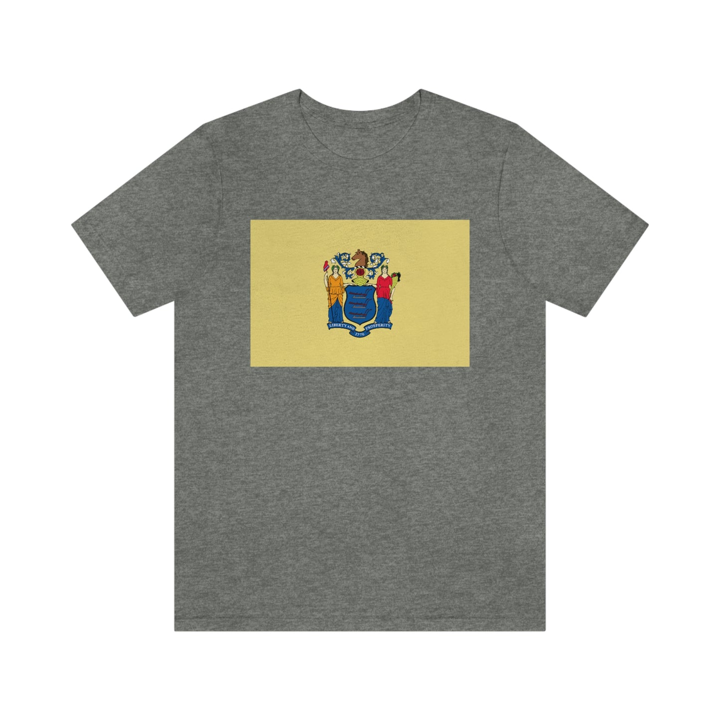 New Jersey Flag Unisex Jersey Short Sleeve Tee Tshirt T-shirt