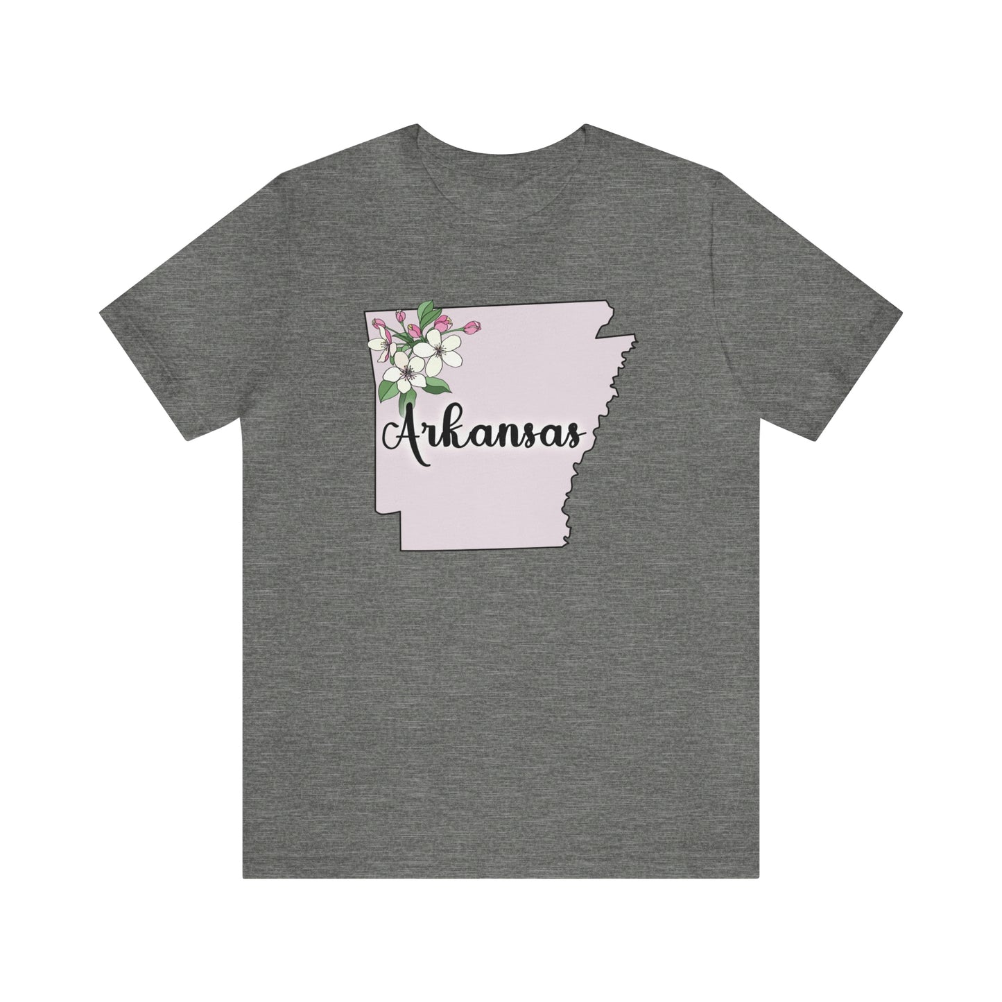 Arkansas State Flower Short Sleeve T-shirt