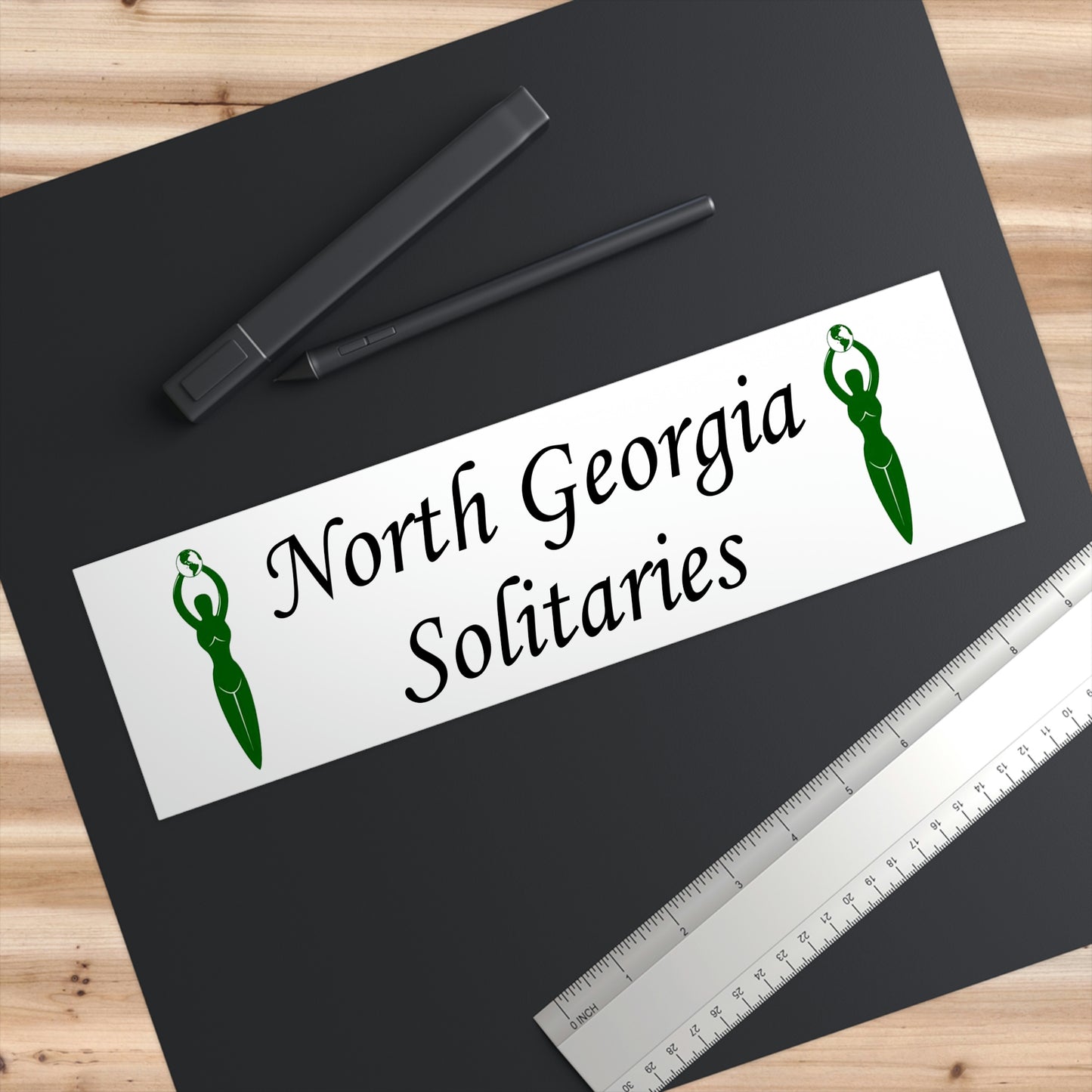 North Georgia Solitaries Bumper Sticker 3 sizes