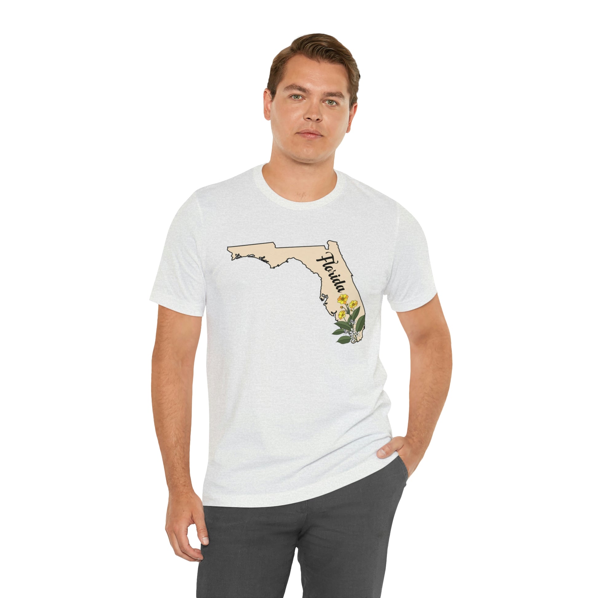 Florida State Flower Short Sleeve T-shirt