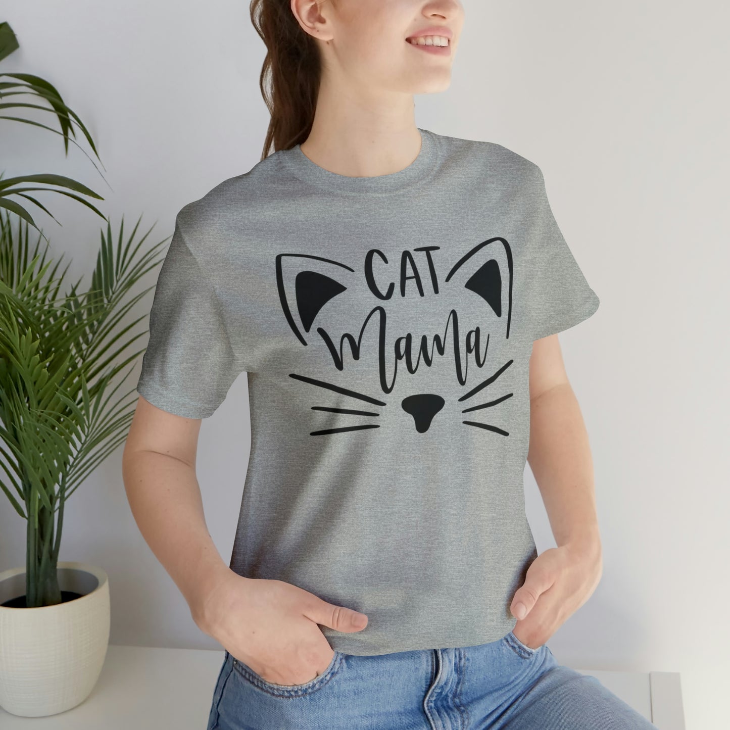 Cat Mama Short Sleeve T-shirt