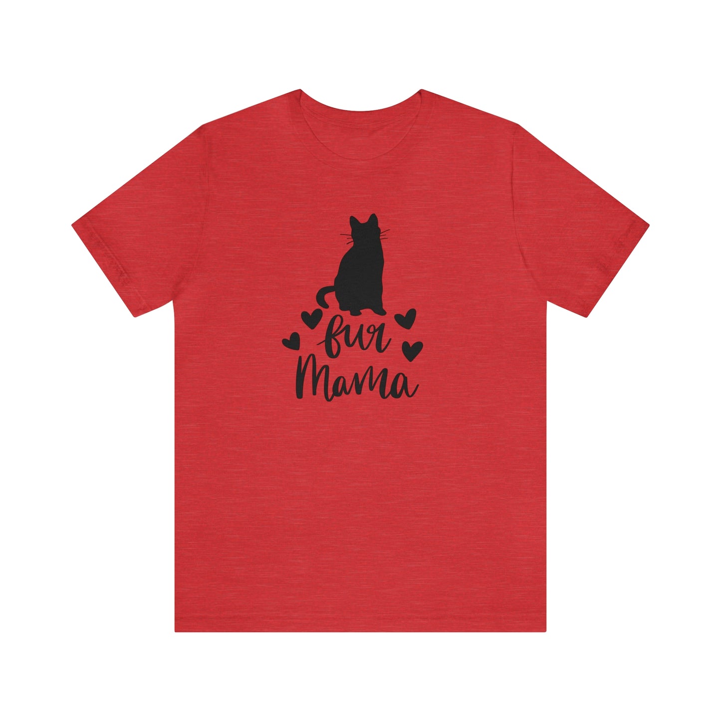 Fur Mama Cat Short Sleeve T-shirt
