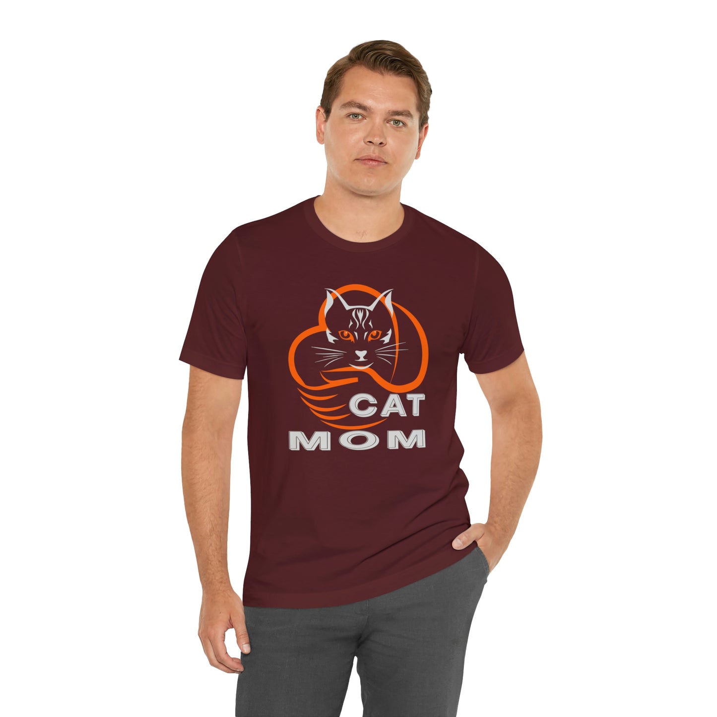 Cat Mom Short Sleeve T-shirt