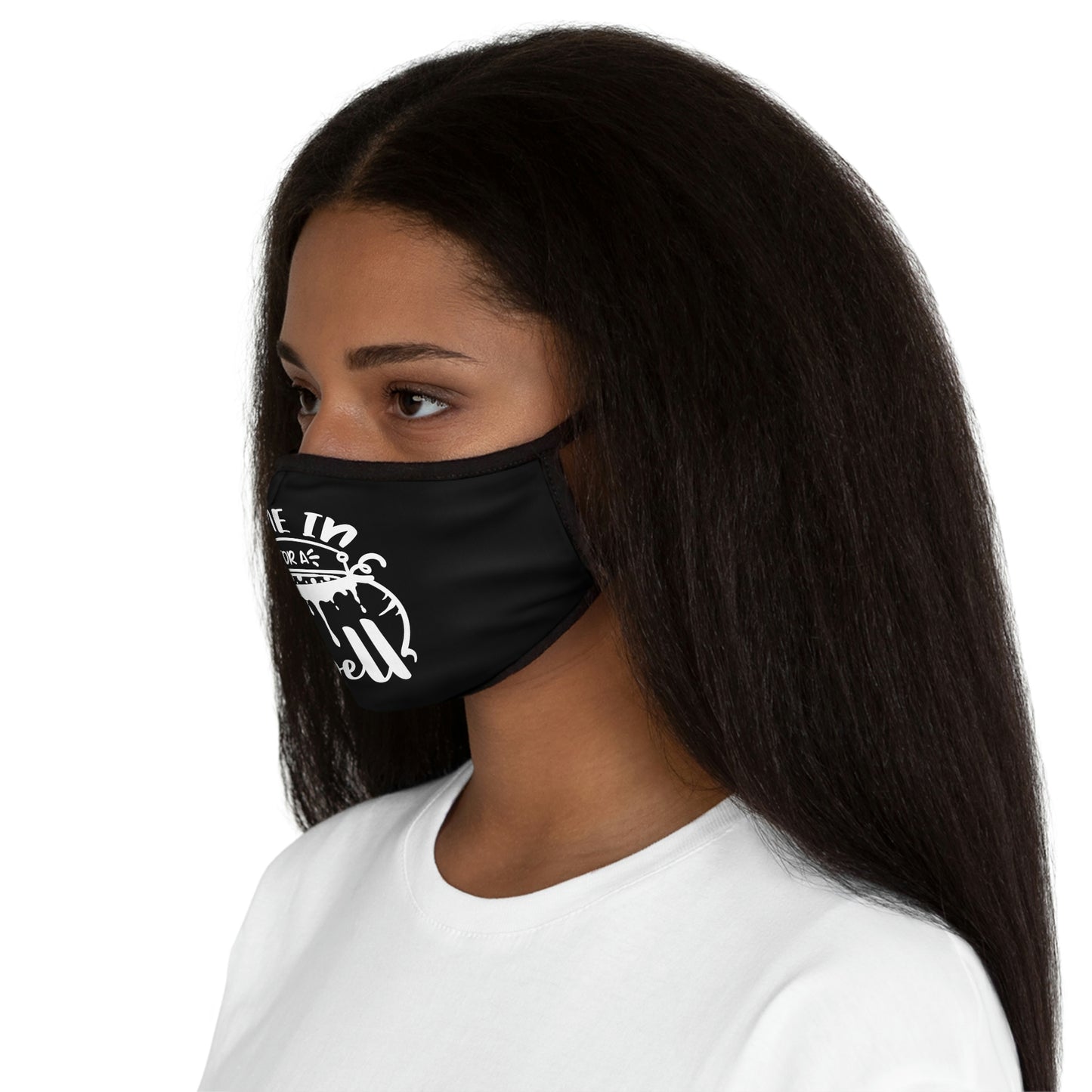Come in for a Spell Fitted Polyester Face Mask
