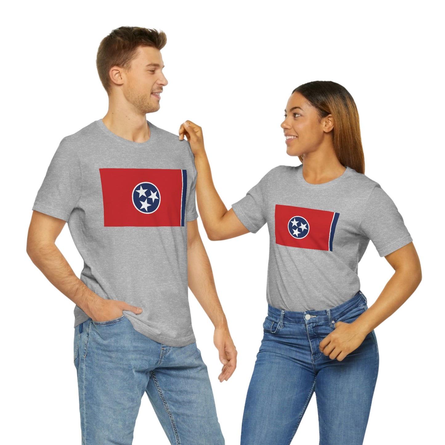 Tennessee Flag Unisex Jersey Short Sleeve Tee Tshirt T-shirt
