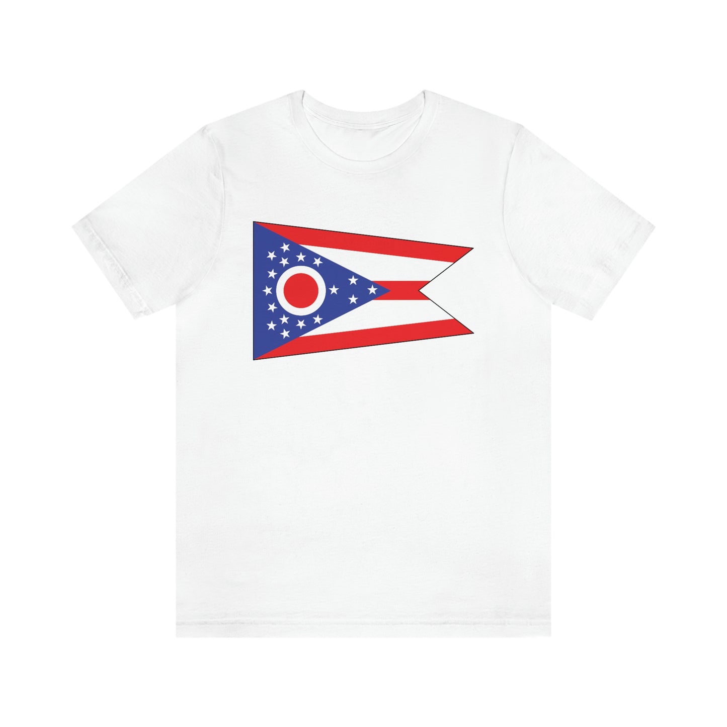 Ohio Flag Unisex Jersey Short Sleeve Tee Tshirt T-shirt