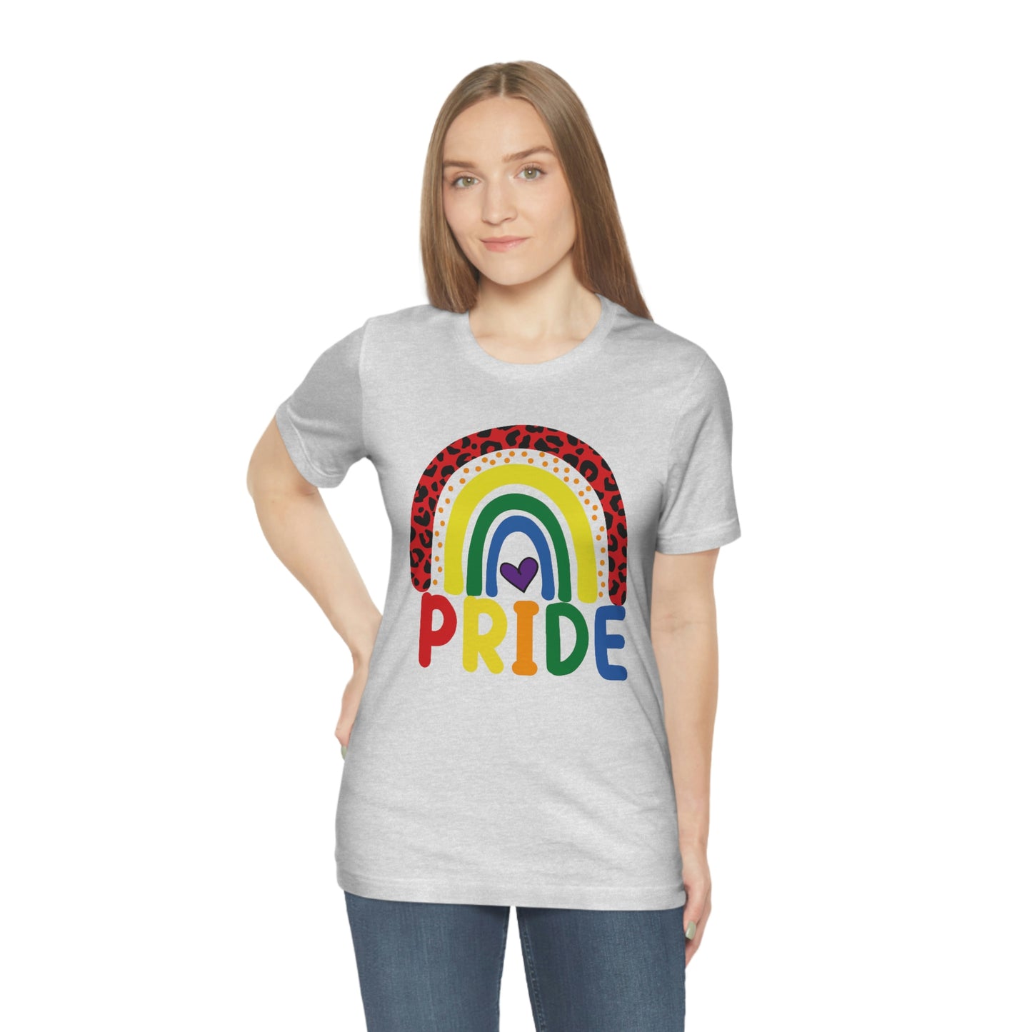 LGBTQIA Awareness Pride Print Unisex Jersey Short Sleeve Tee