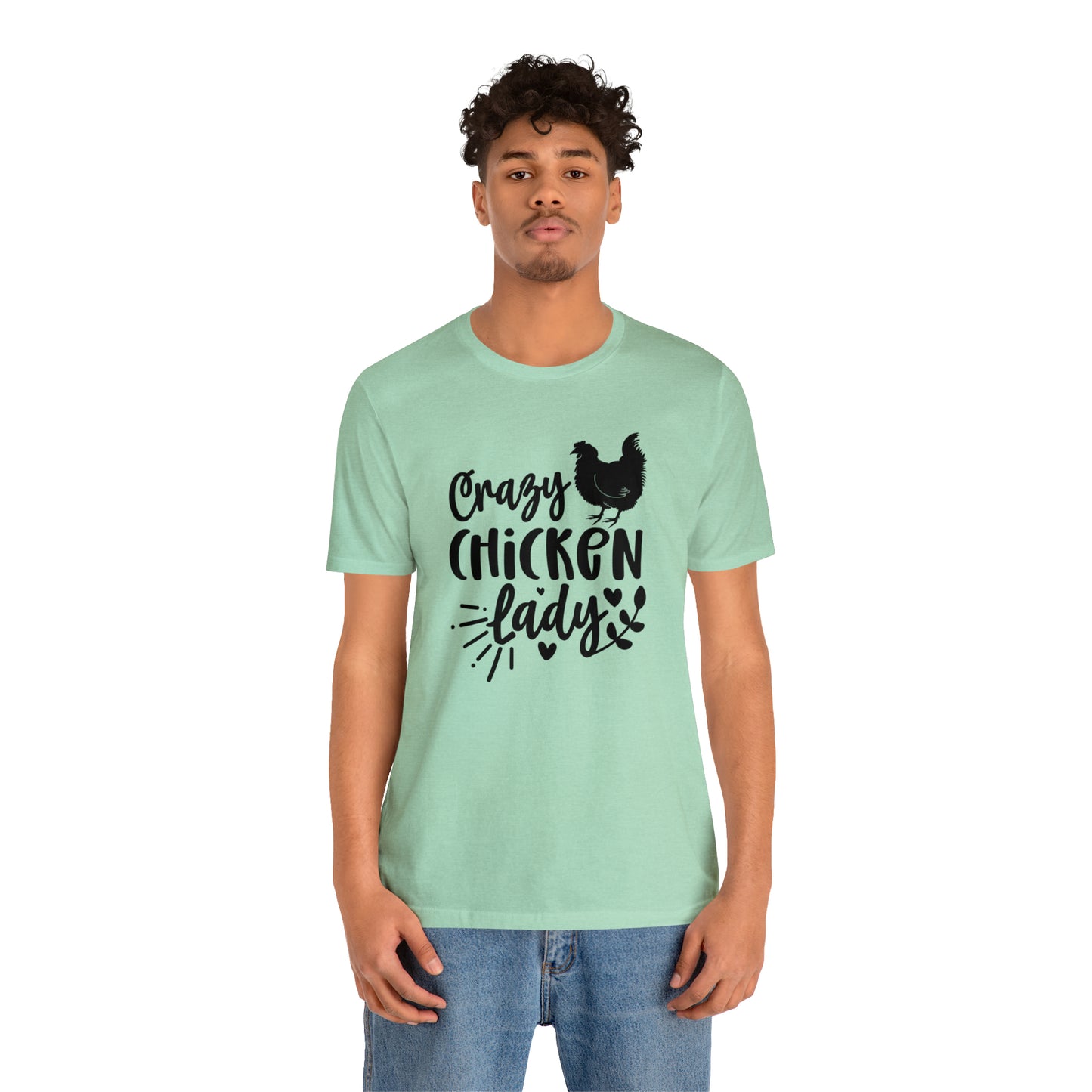 Crazy Chicken Lady Short Sleeve T-shirt