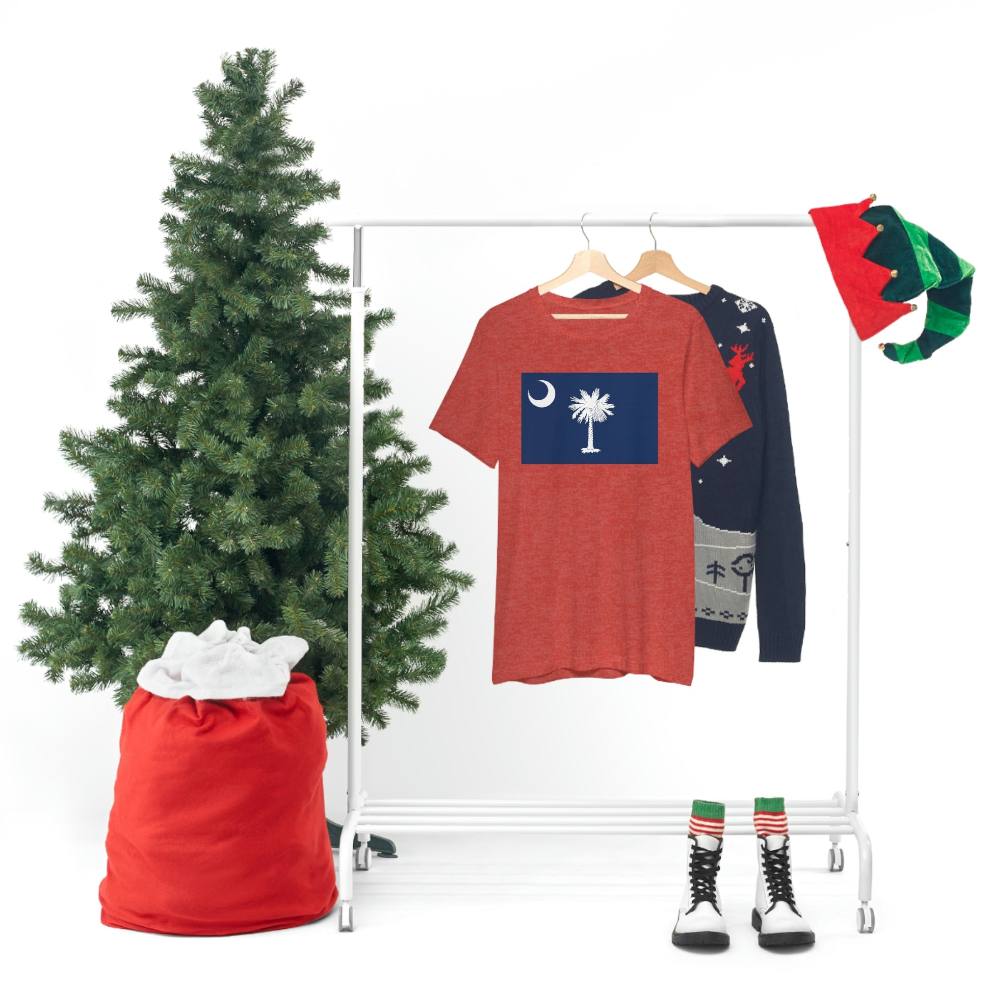 South Carolina Flag Unisex Jersey Short Sleeve Tee Tshirt T-shirt