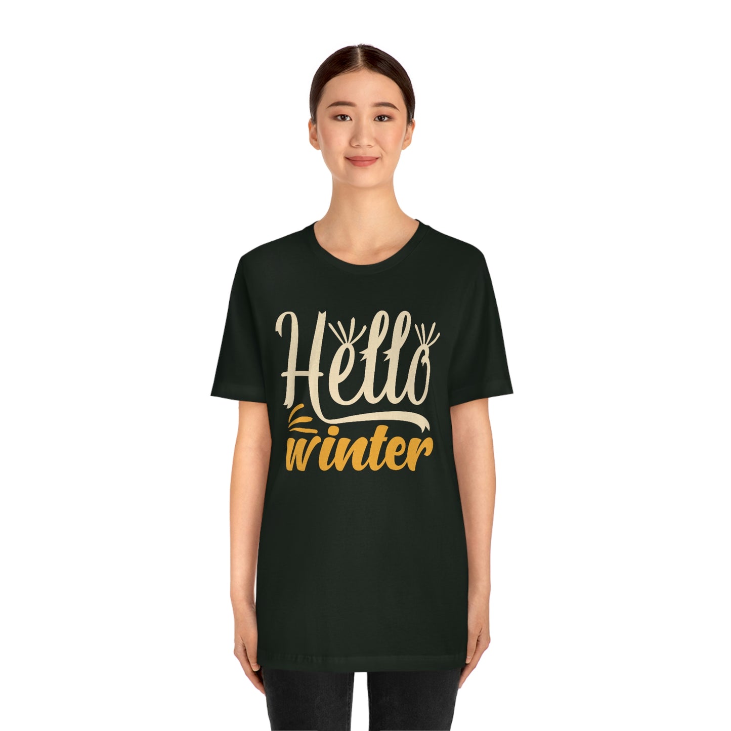 Hello Winter Unisex Jersey Short Sleeve Tee