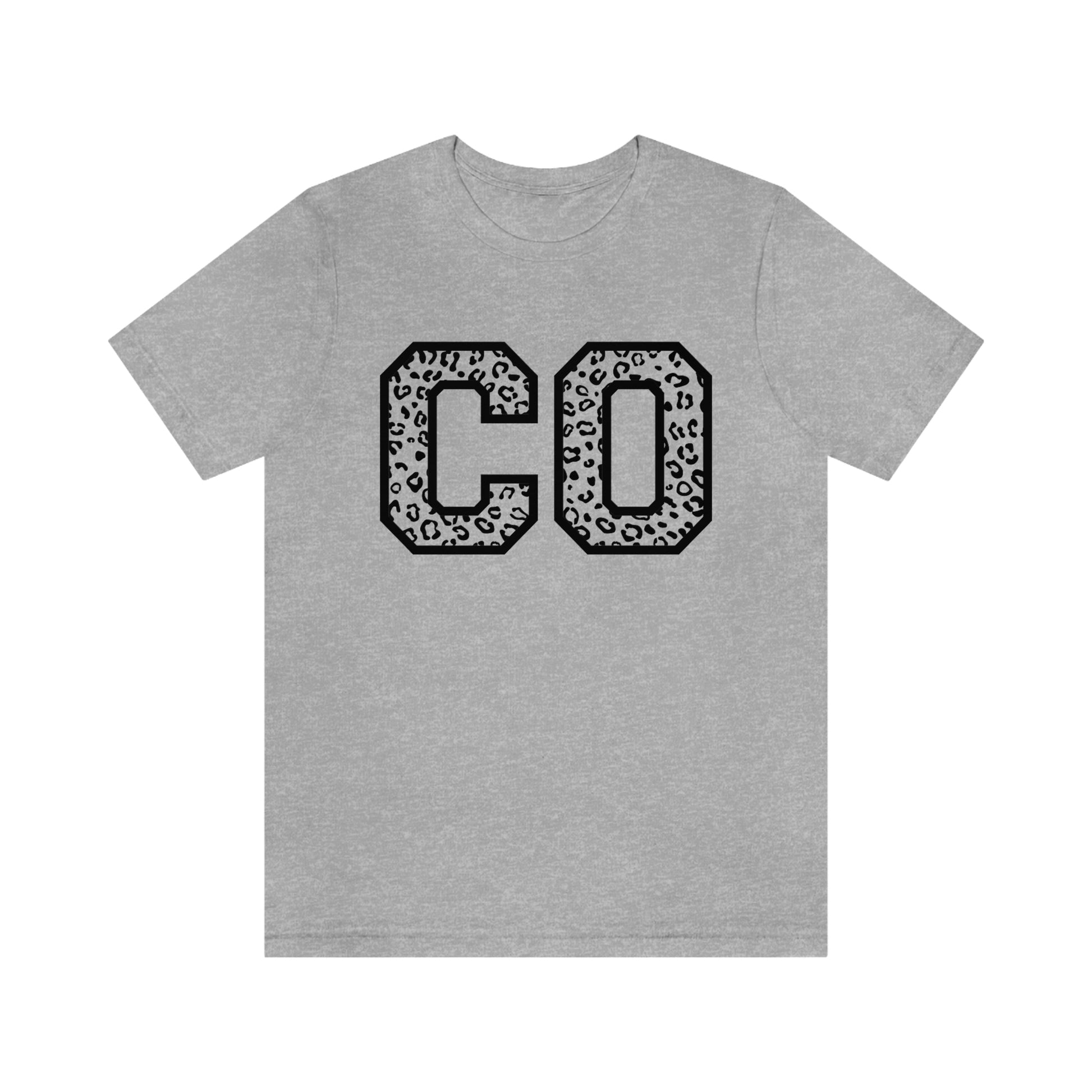 Colorado Leopard Print Unisex Jersey Short Sleeve Tee Tshirt T-shirt