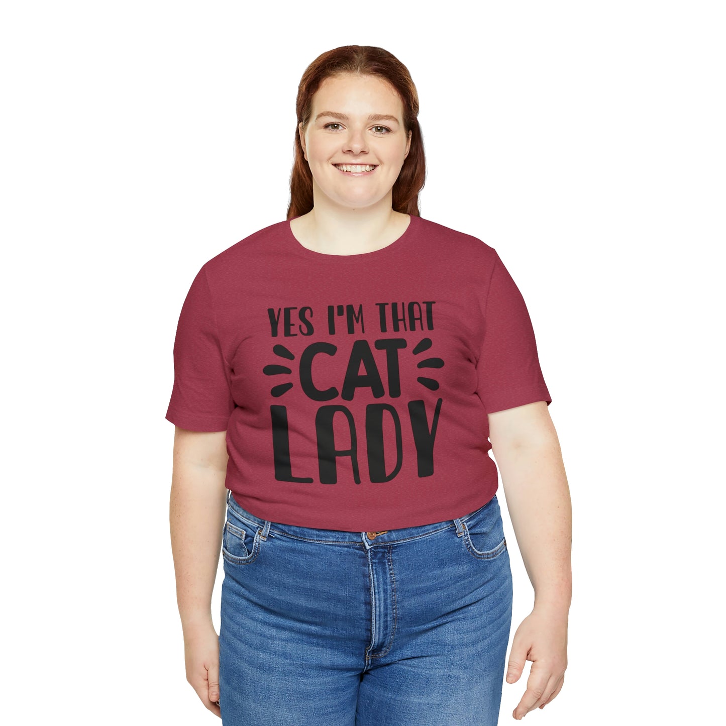 Yes I'm That Cat Lady Short Sleeve T-shirt