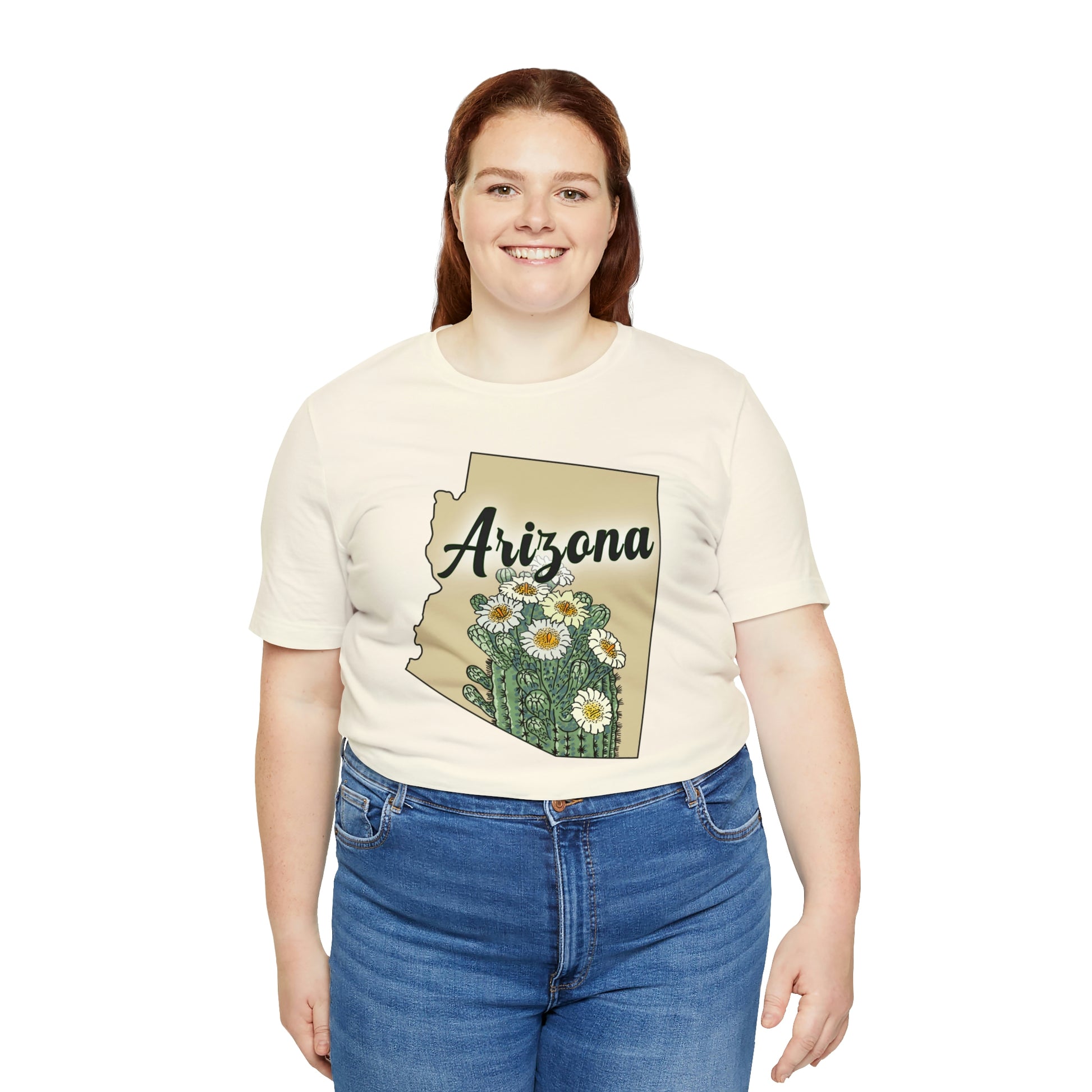 Arizona State Flower Short Sleeve T-shirt