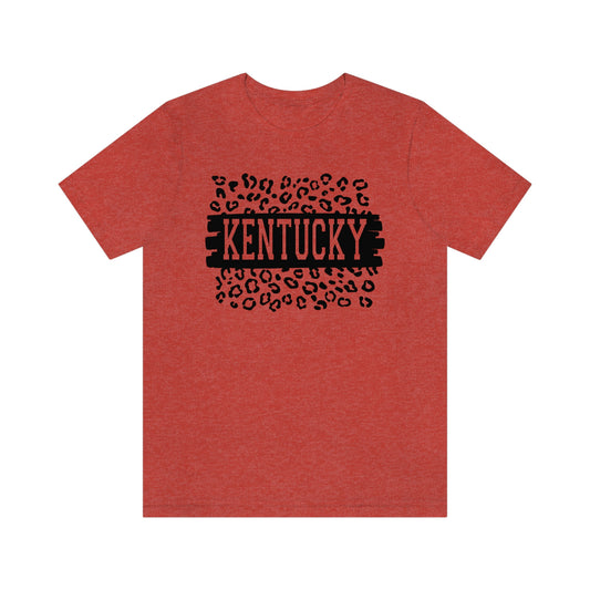 Kentucky Leopard Print Short Sleeve T-shirt