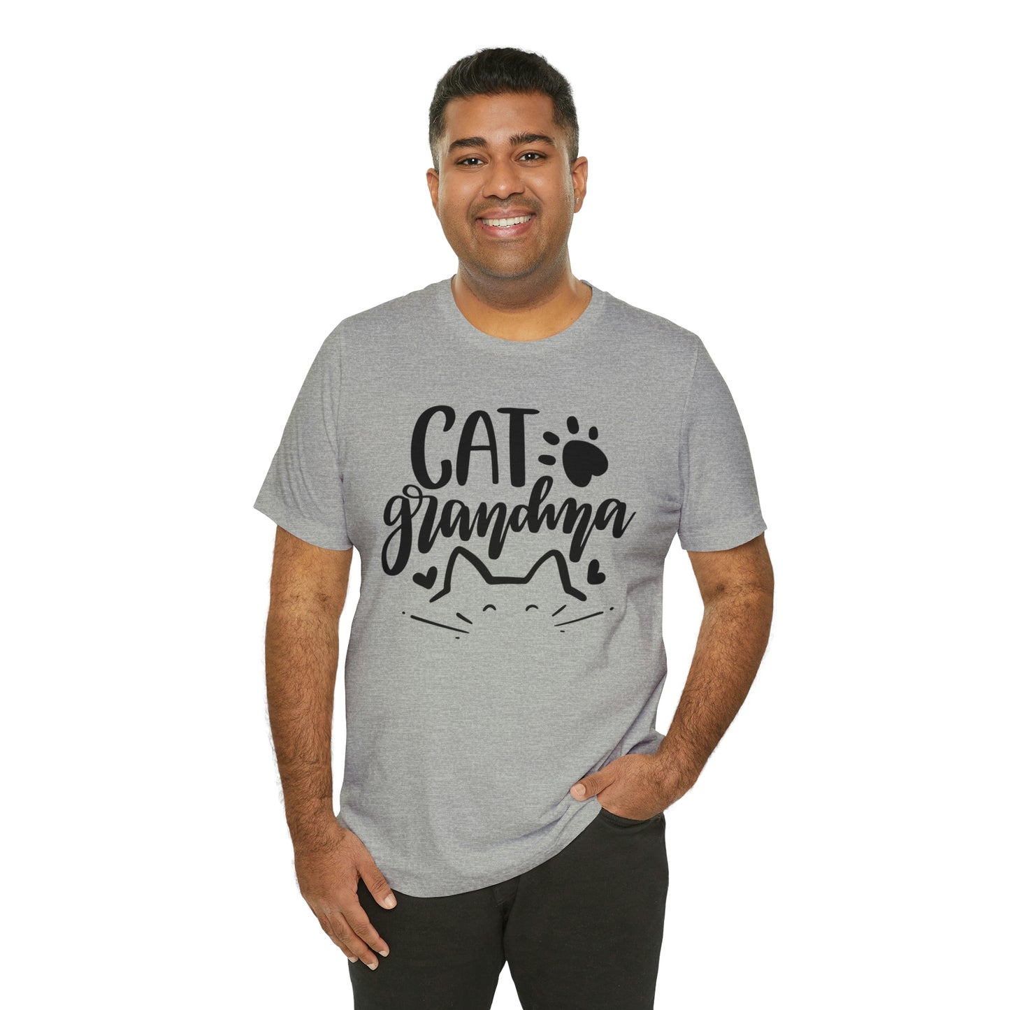 Cat Grandma Short Sleeve T-shirt