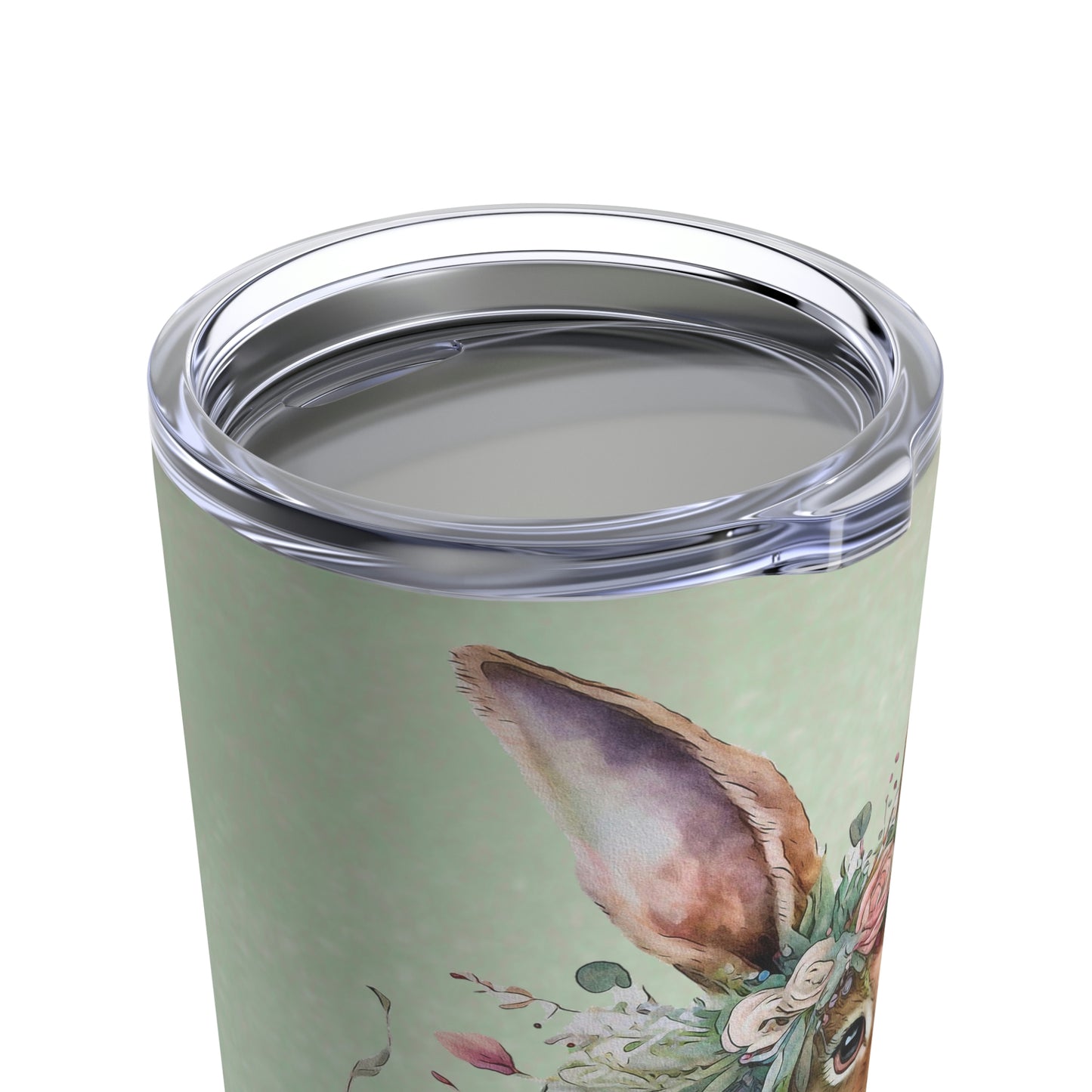 Spring Bunny Watercolor Tumbler 20oz