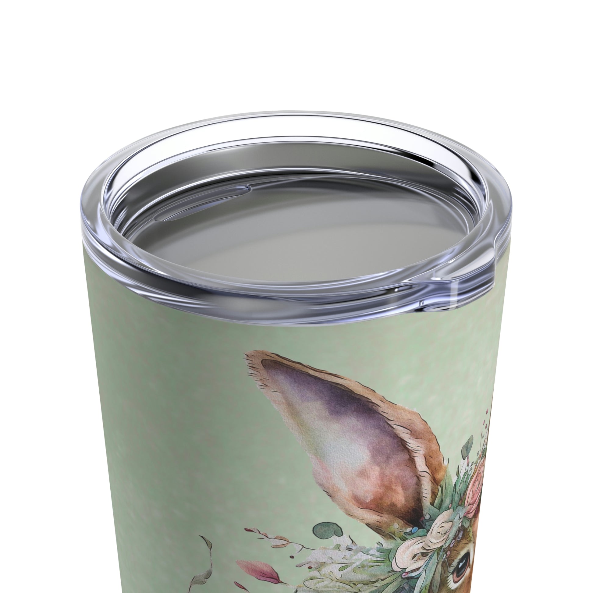 Spring Bunny Watercolor Tumbler 20oz