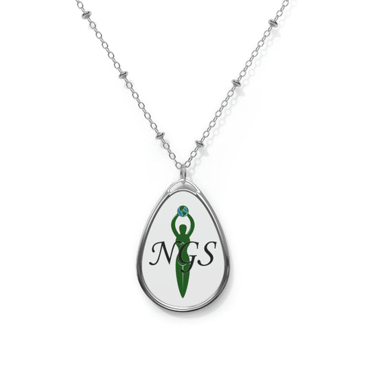 North Georgia Solitaries Oval Necklace