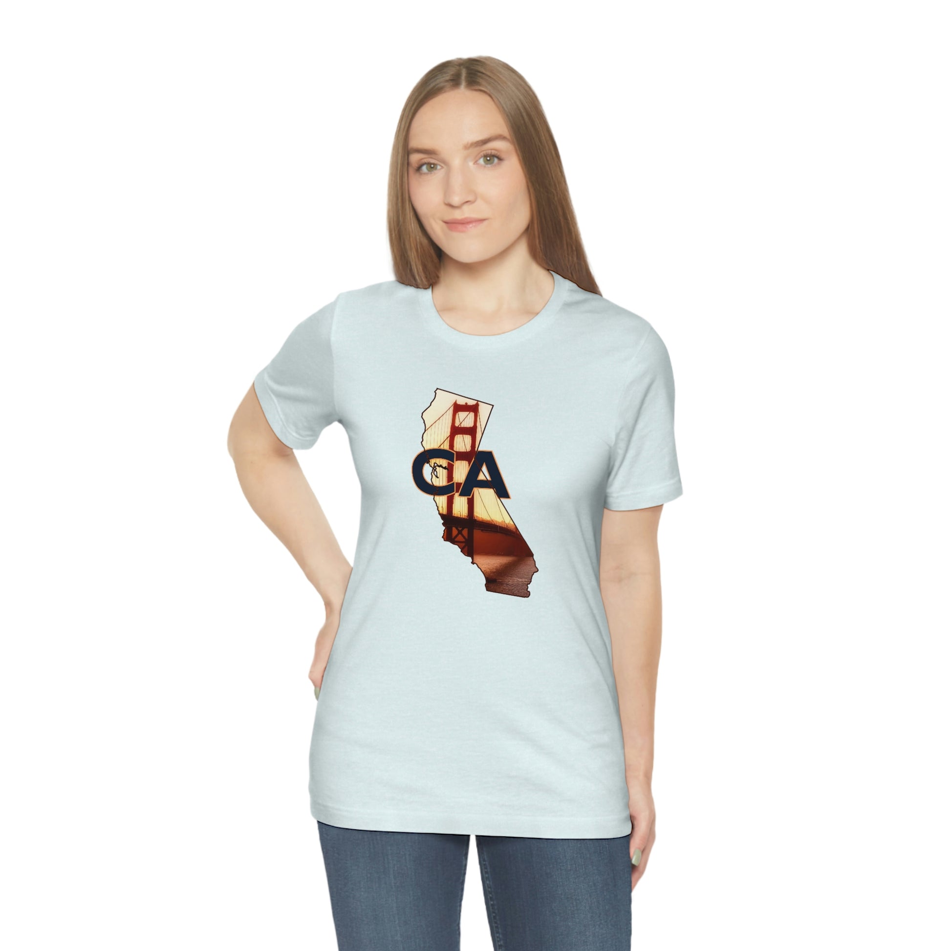 Golden Gate Bridge California Unisex Jersey Short Sleeve Tee Tshirt T-shirt