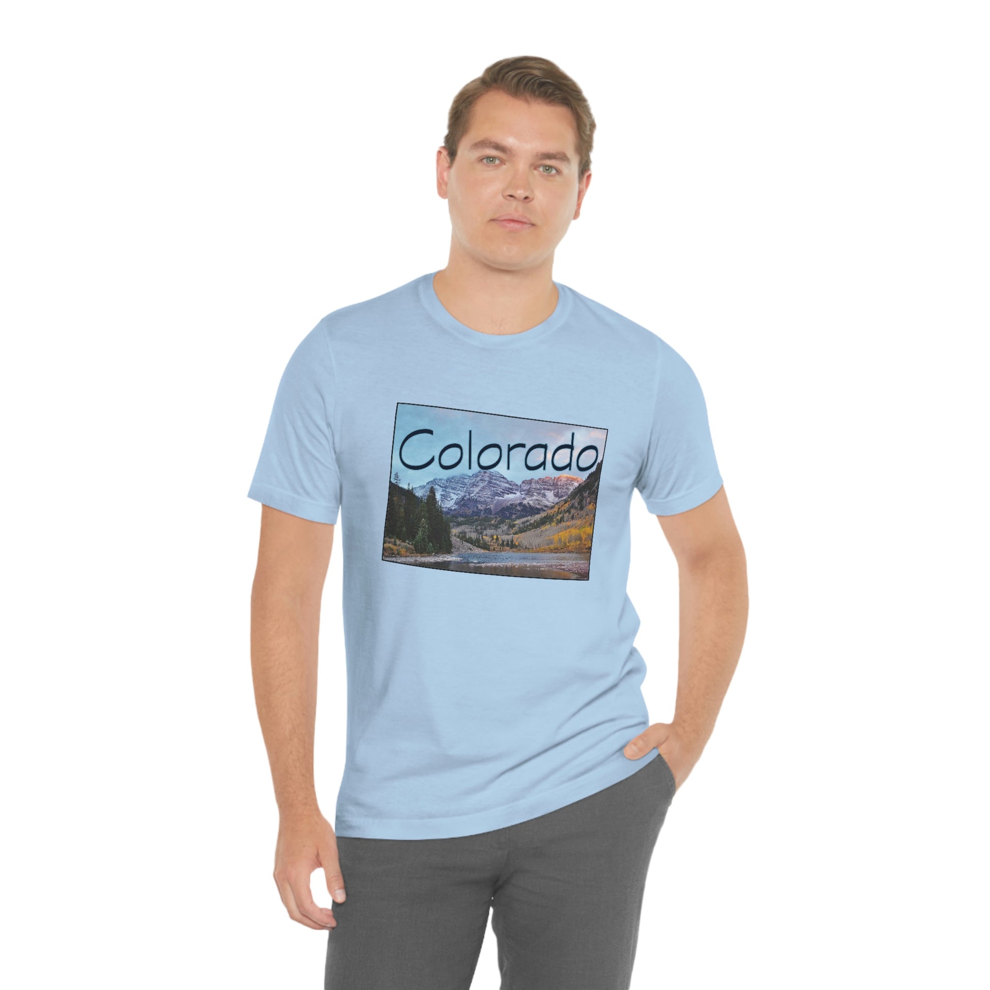 Colorado Mountains Unisex Jersey Short Sleeve Tee Tshirt T-shirt