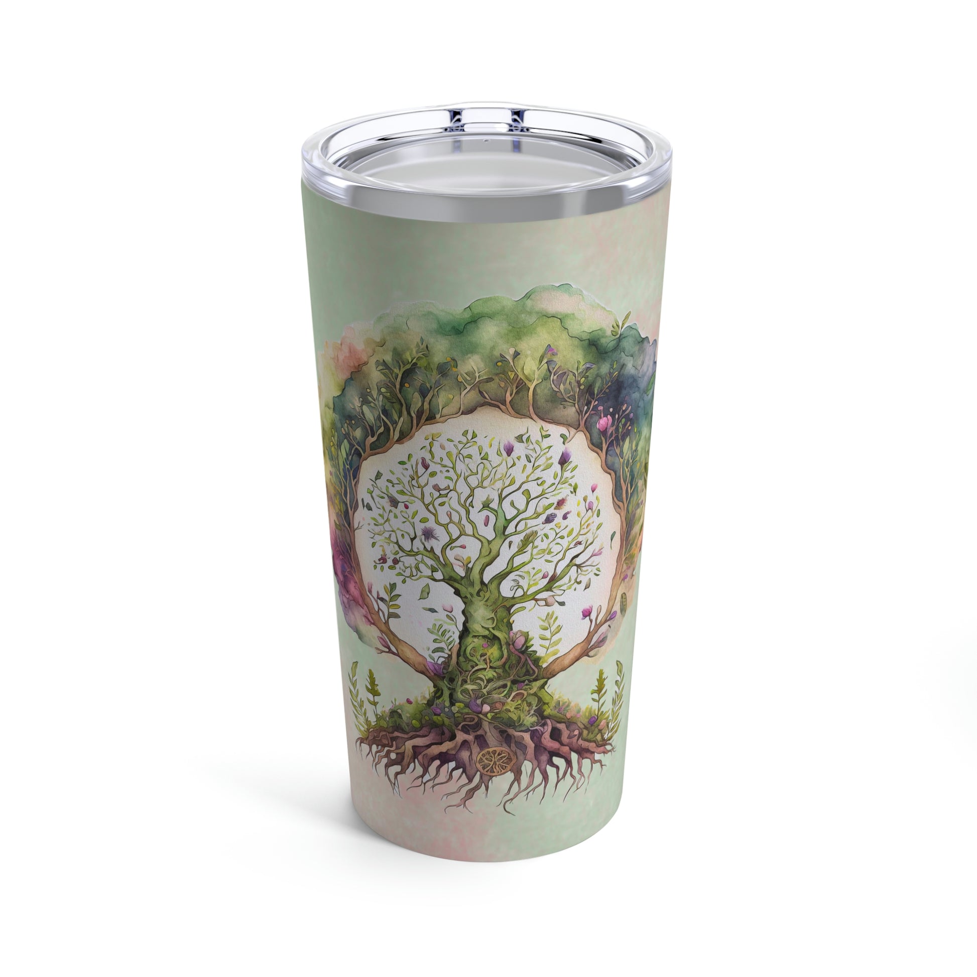 Tree of Life Spring Watercolor Tumbler 20oz