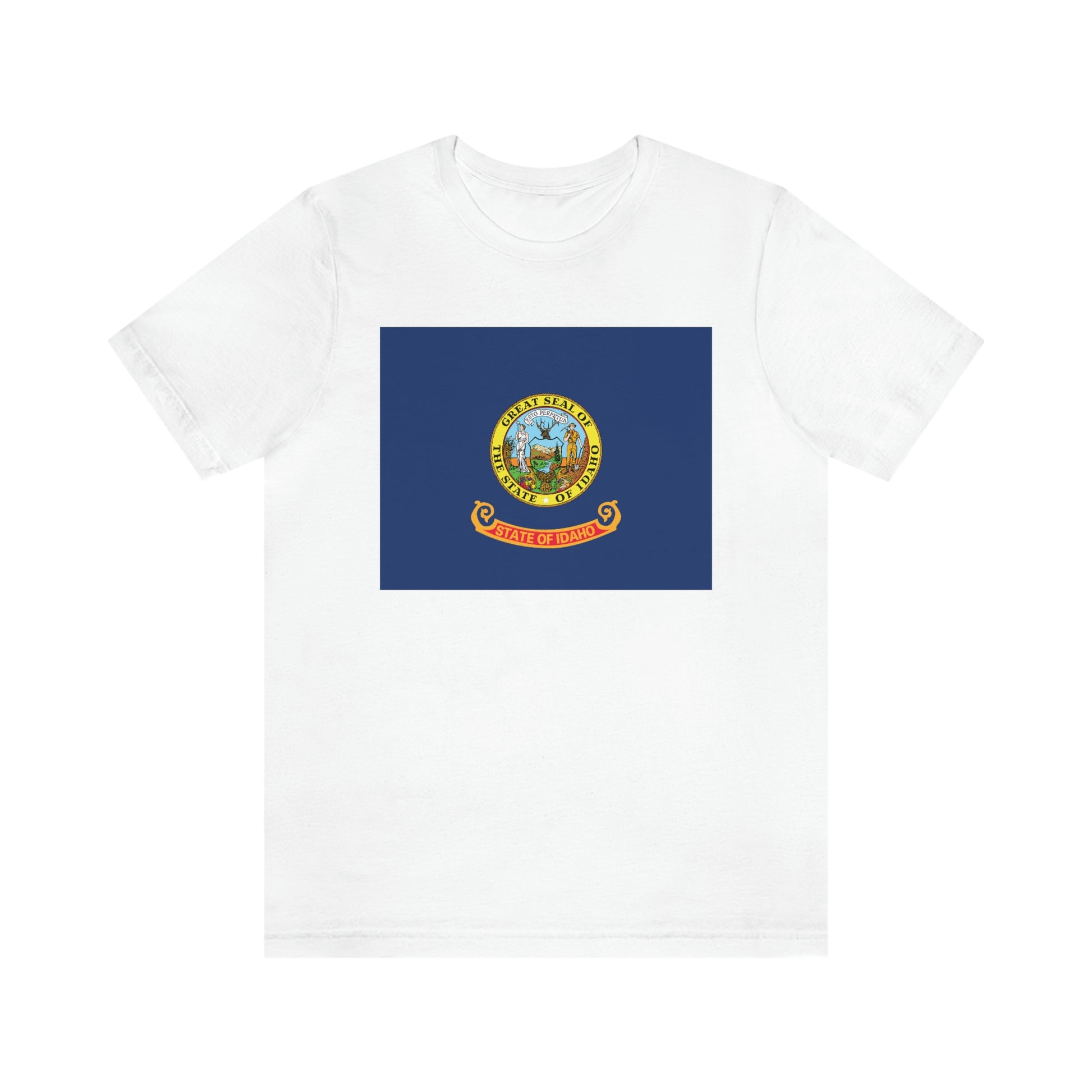 Idaho Flag Unisex Jersey Short Sleeve Tee Tshirt T-shirt