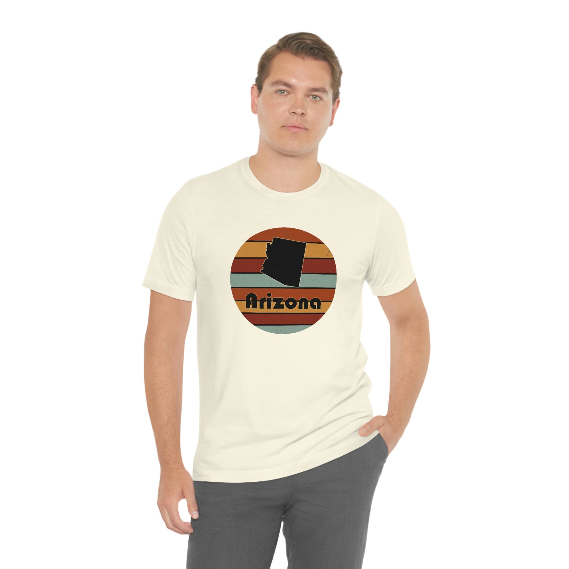 Arizona Retro Sunset Unisex Jersey Short Sleeve Tee Tshirt T-shirt