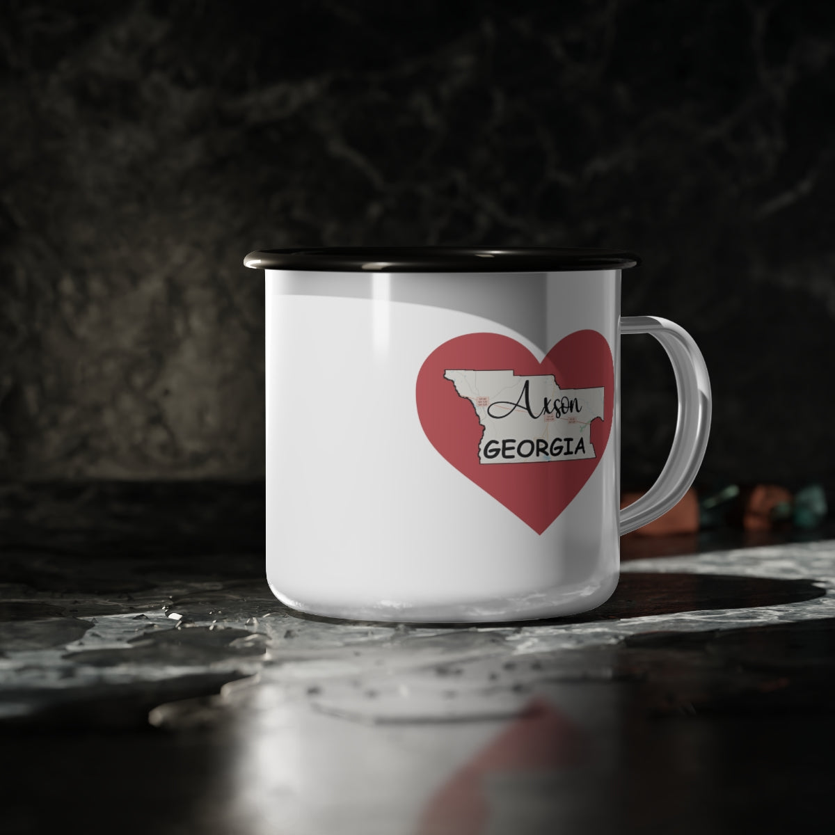Axson Georgia Enamel Camp Cup