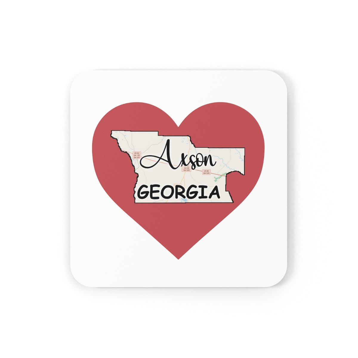 Axson Georgia Corkwood Coaster Set