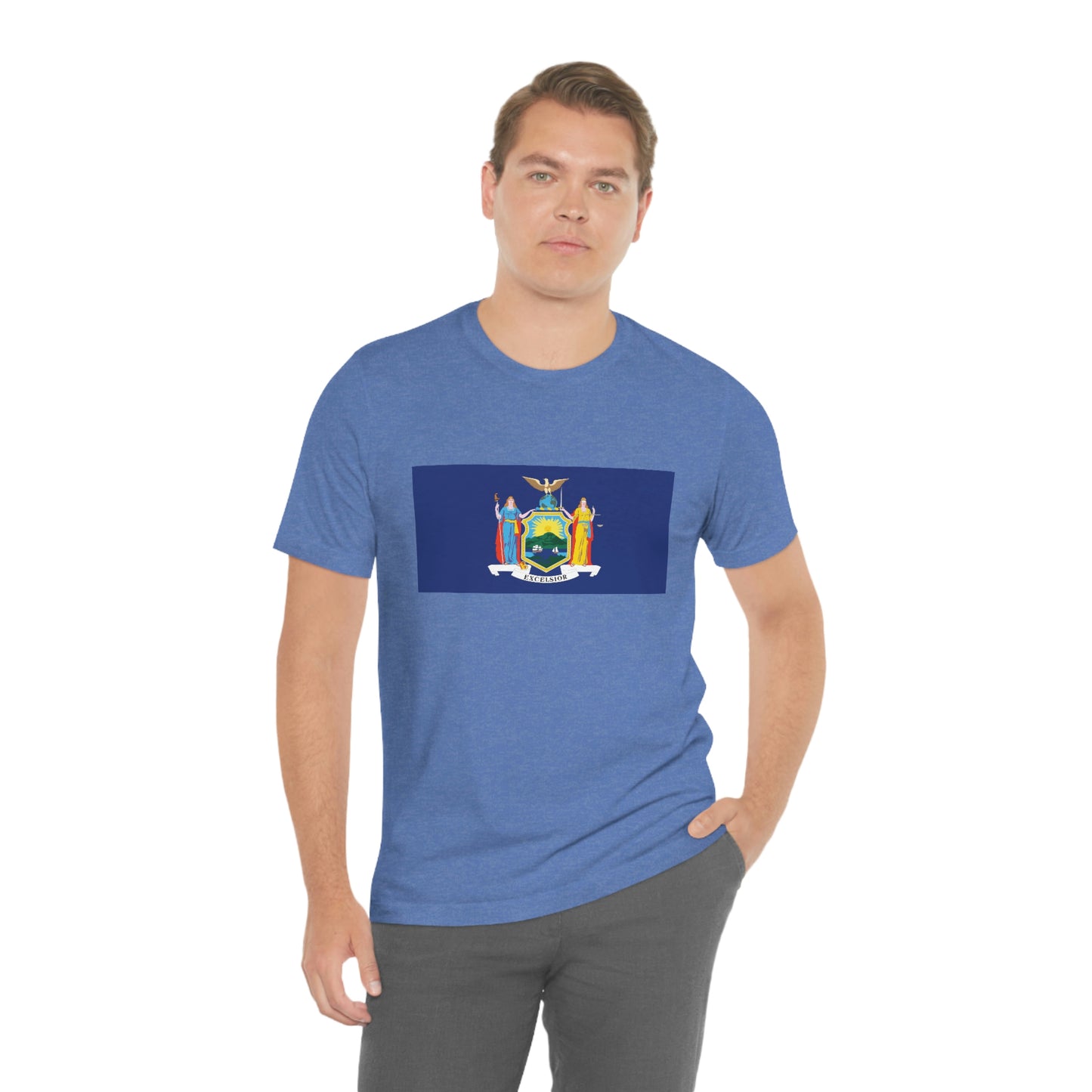 New York Flag Unisex Jersey Short Sleeve Tee Tshirt T-shirt
