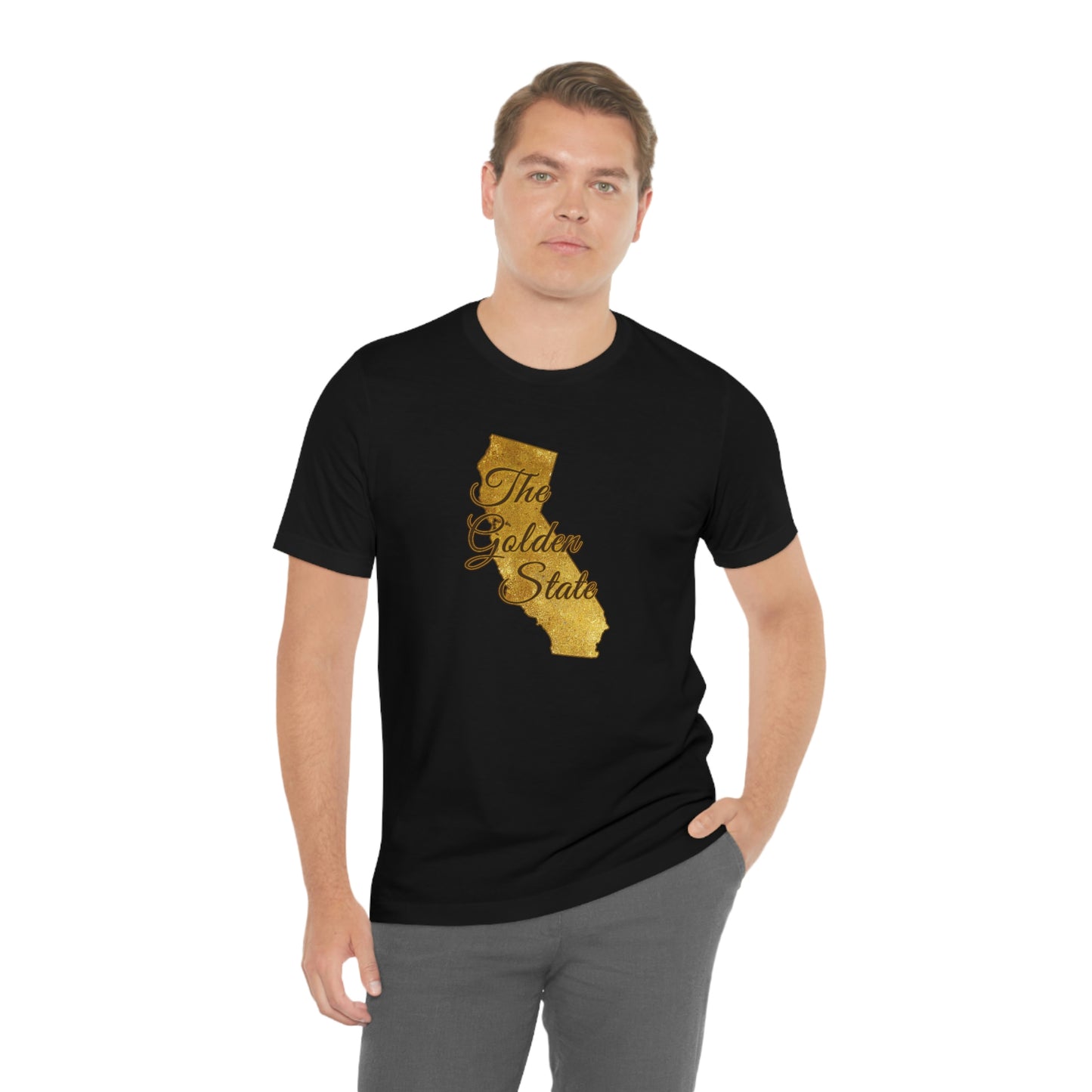 The Golden State California Unisex Jersey Short Sleeve Tee Tshirt T-shirt