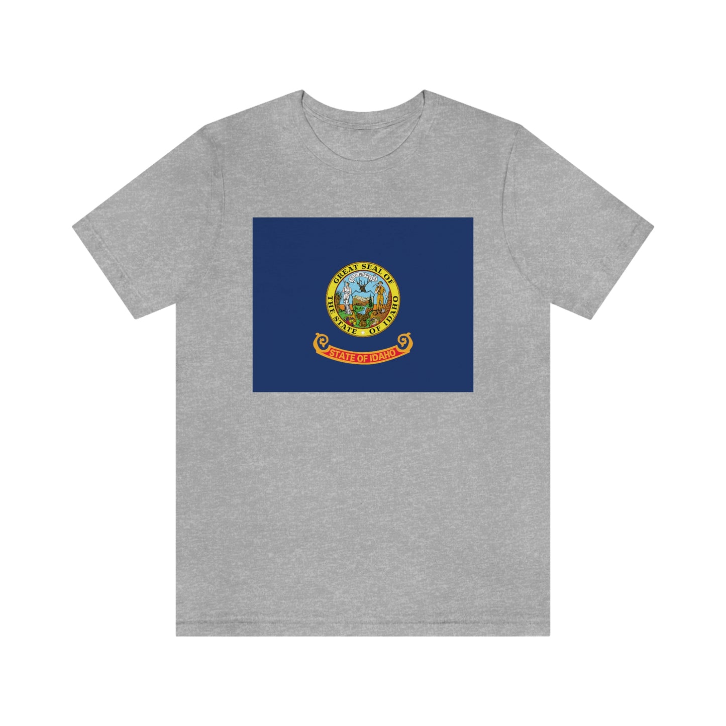 Idaho Flag Unisex Jersey Short Sleeve Tee Tshirt T-shirt