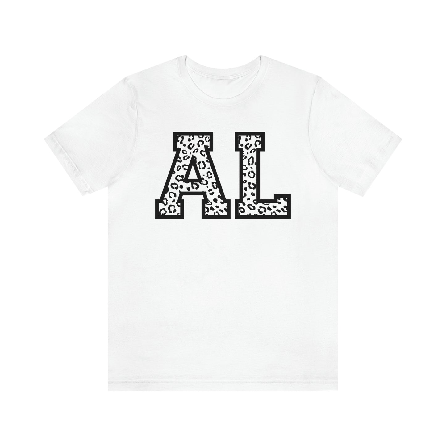 Alabama AL Leopard Unisex Jersey Short Sleeve T-shirt