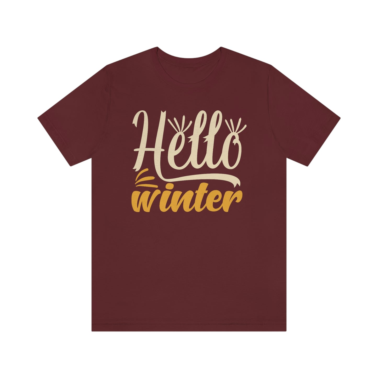 Hello Winter Unisex Jersey Short Sleeve Tee