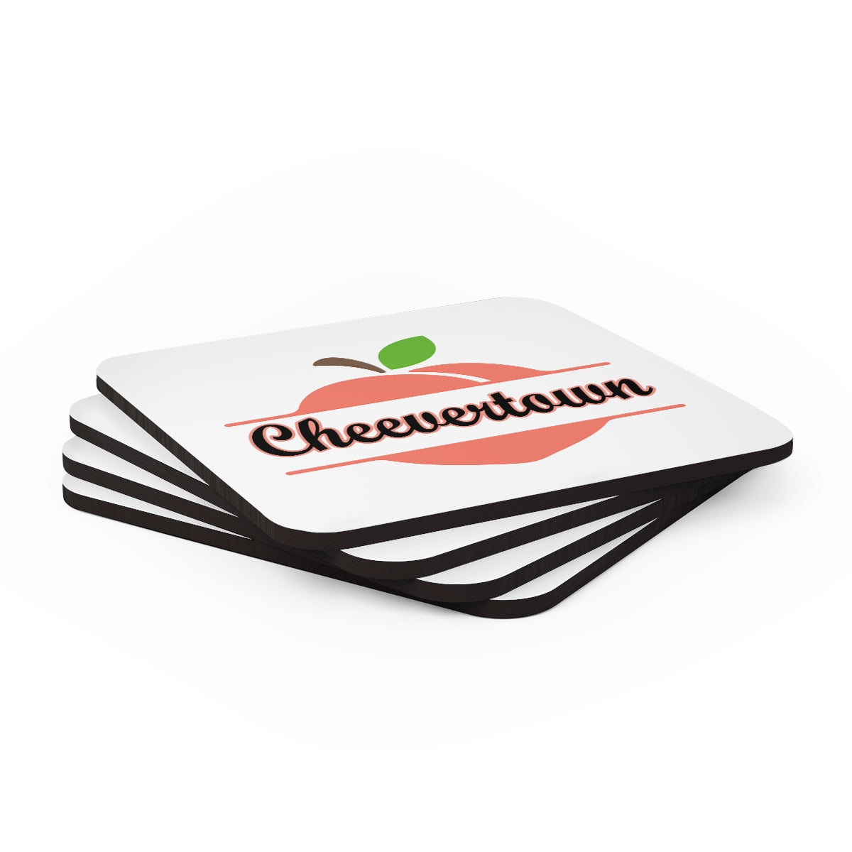 Cheevertown Georgia Corkwood Coaster Set