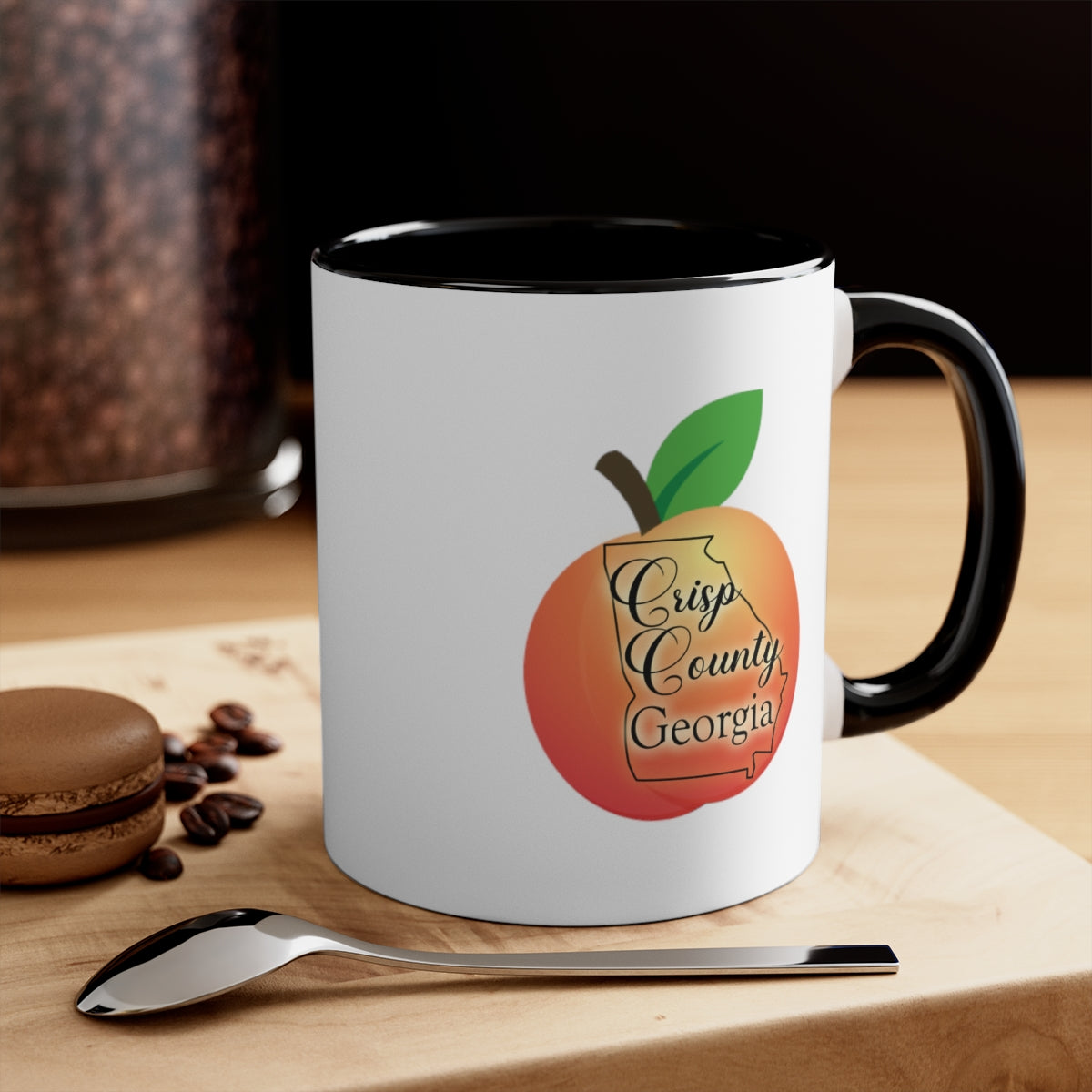 Crisp County Georgia Accent Coffee Mug, 11oz