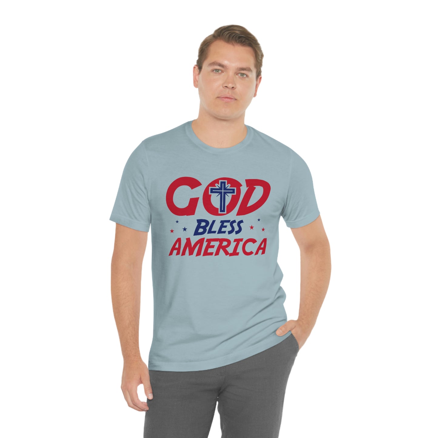 God Bless America Unisex Jersey Short Sleeve Tee