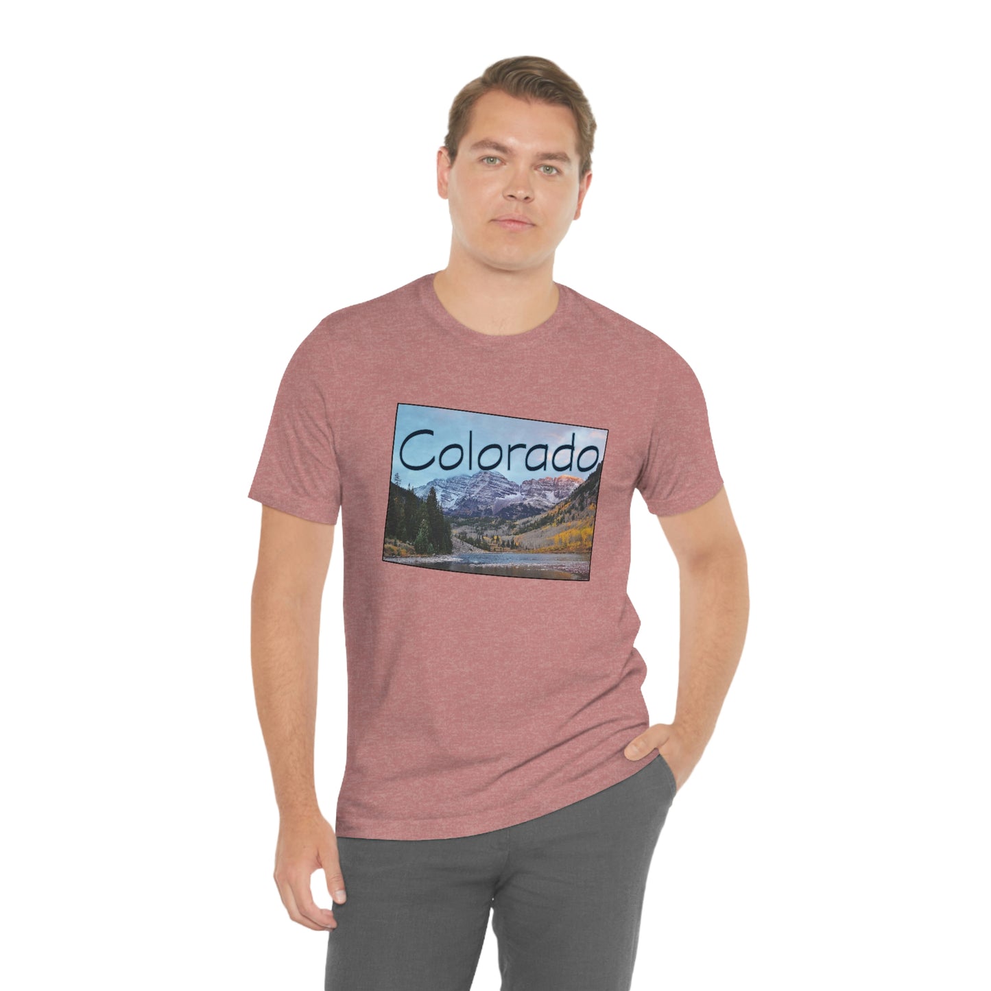 Colorado Mountains Unisex Jersey Short Sleeve Tee Tshirt T-shirt