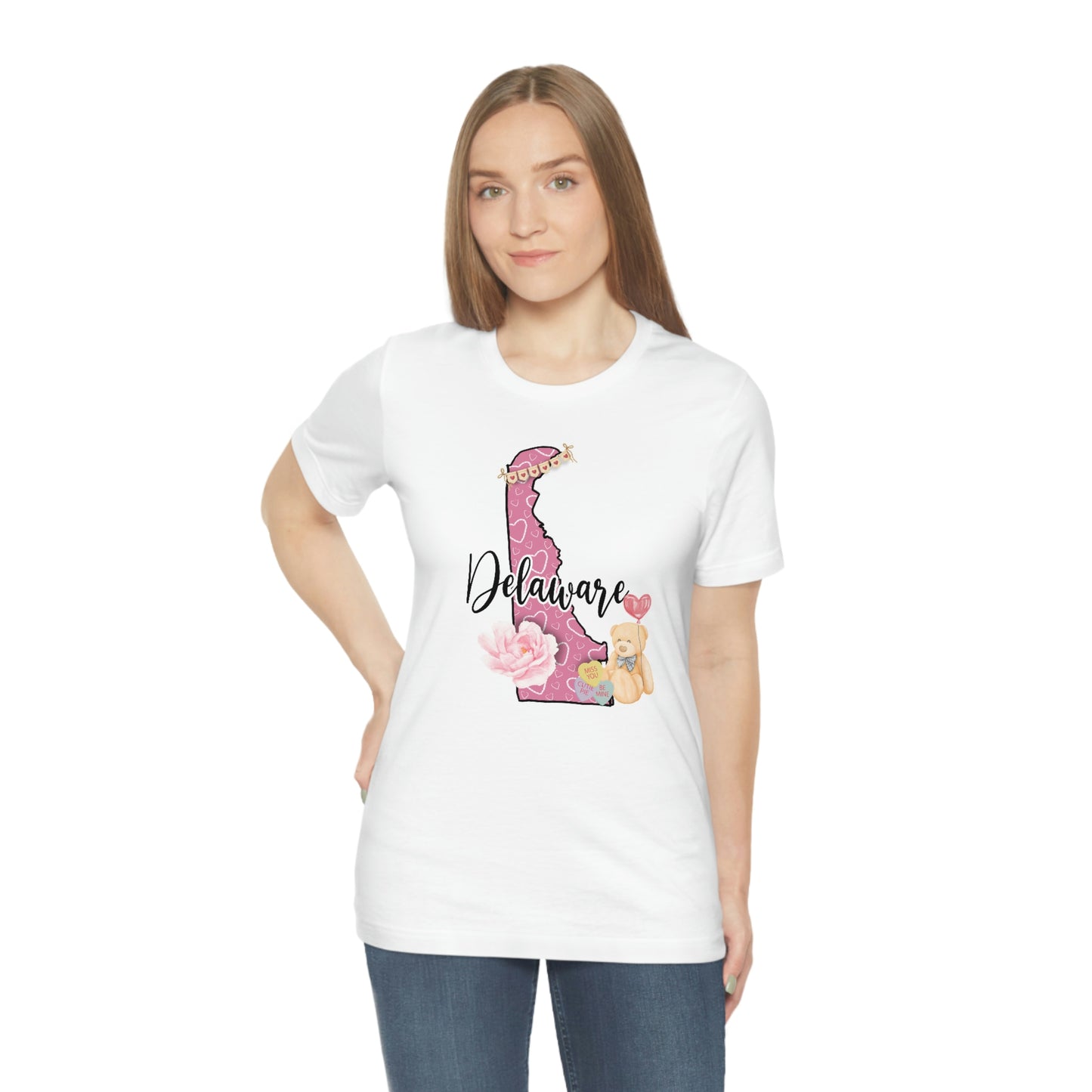 Delaware Valentine Short Sleeve  T-shirt