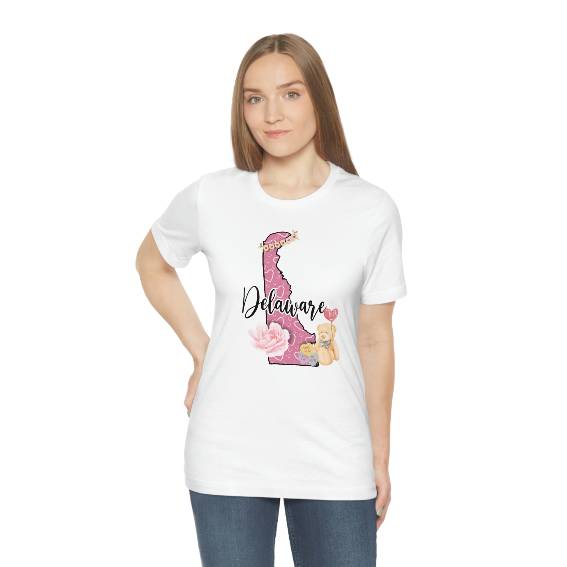 Delaware Valentine Short Sleeve  T-shirt