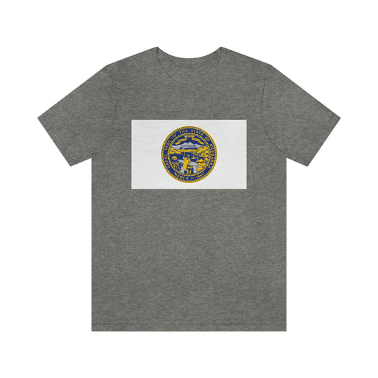 Nebraska Flag Unisex Jersey Short Sleeve Tee Tshirt T-shirt