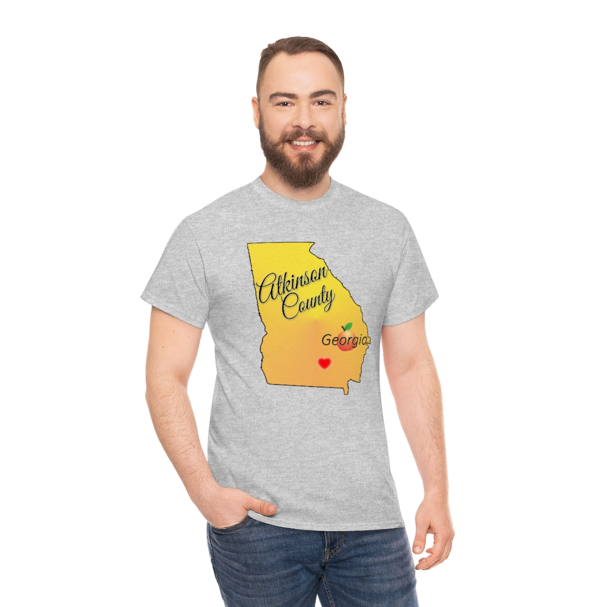 Atkinson County Georgia Unisex Heavy Cotton Tee