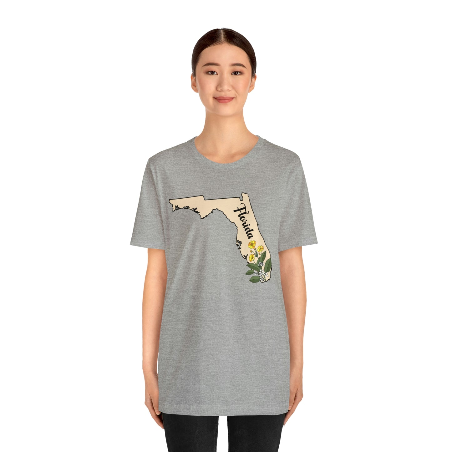 Florida State Flower Short Sleeve T-shirt