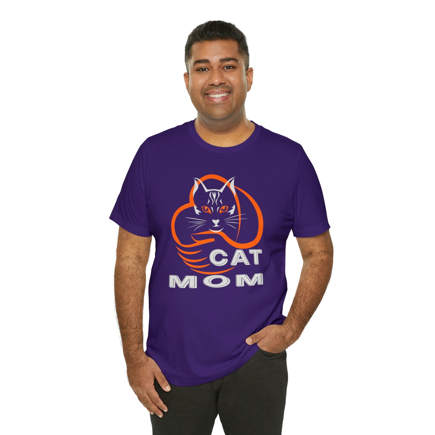 Cat Mom Short Sleeve T-shirt